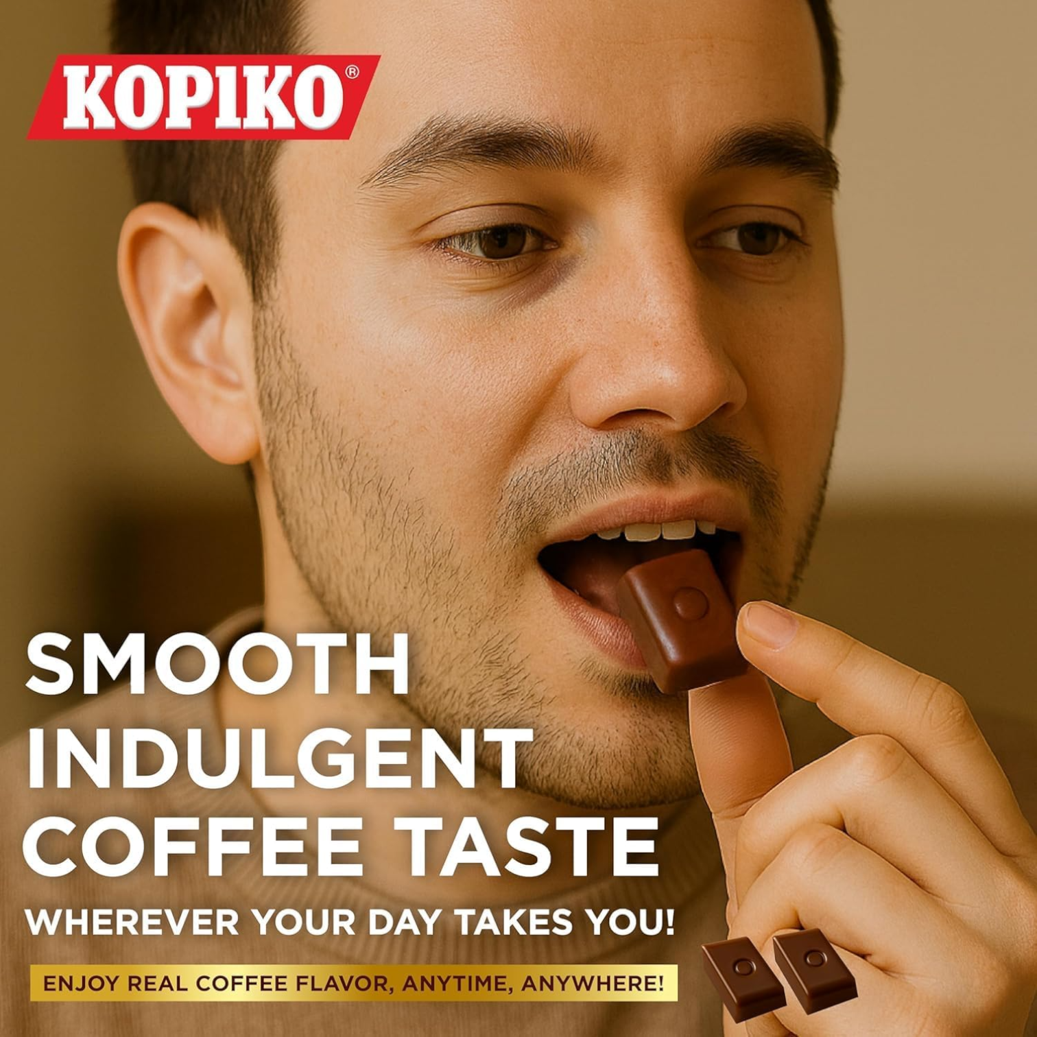Kopiko Coffee Candy Bag – Bold Coffee Flavored Hard Candy Made with Real Coffee Extract, Individually Wrapped (140g) - Damoo