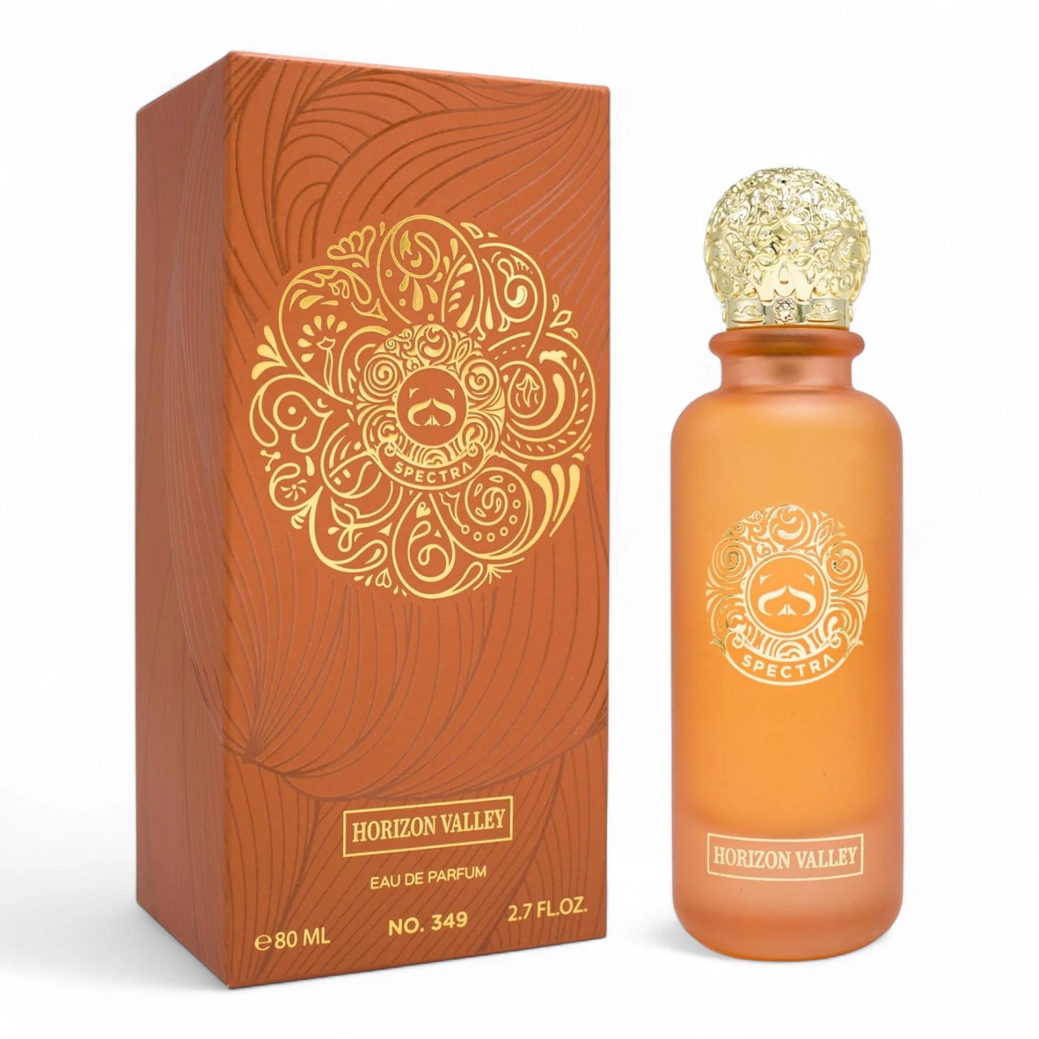 Spectra 349 Horizon Valley EDP Unisex Perfume – Amber Woody Long-Lasting Fragrance – 80ml