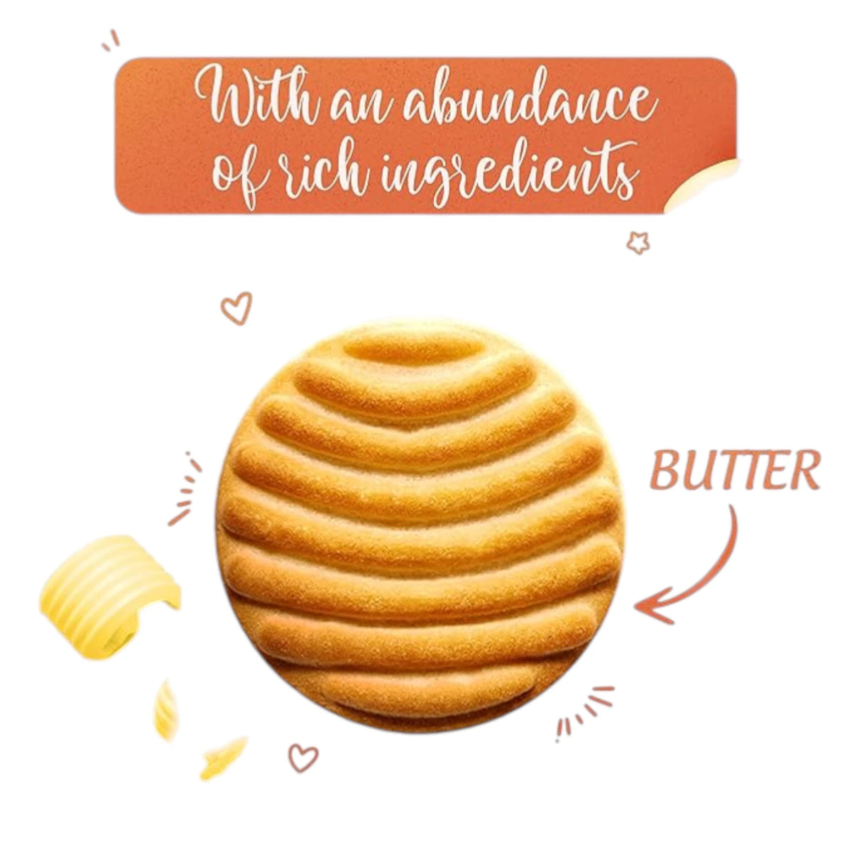 Britannia Good Day Butter Cookies Multipack 8 x 72g – Crispy Butter Biscuits with Rich Flavor – Perfect Snack for Tea Time & Lunchboxes - Damoo