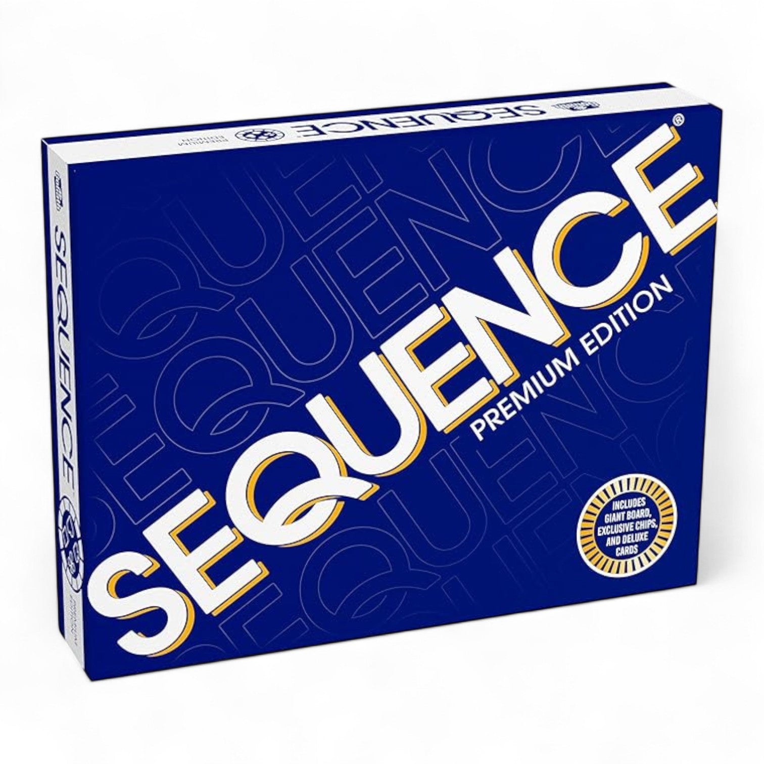 Goliath Sequence Premium Edition Board Game – Giant 20.25 x 26.25 inch Board, Exclusive Chips & Deluxe Cards, Strategy Card Game for 2-12 Players, Ages 7+ - Damoo