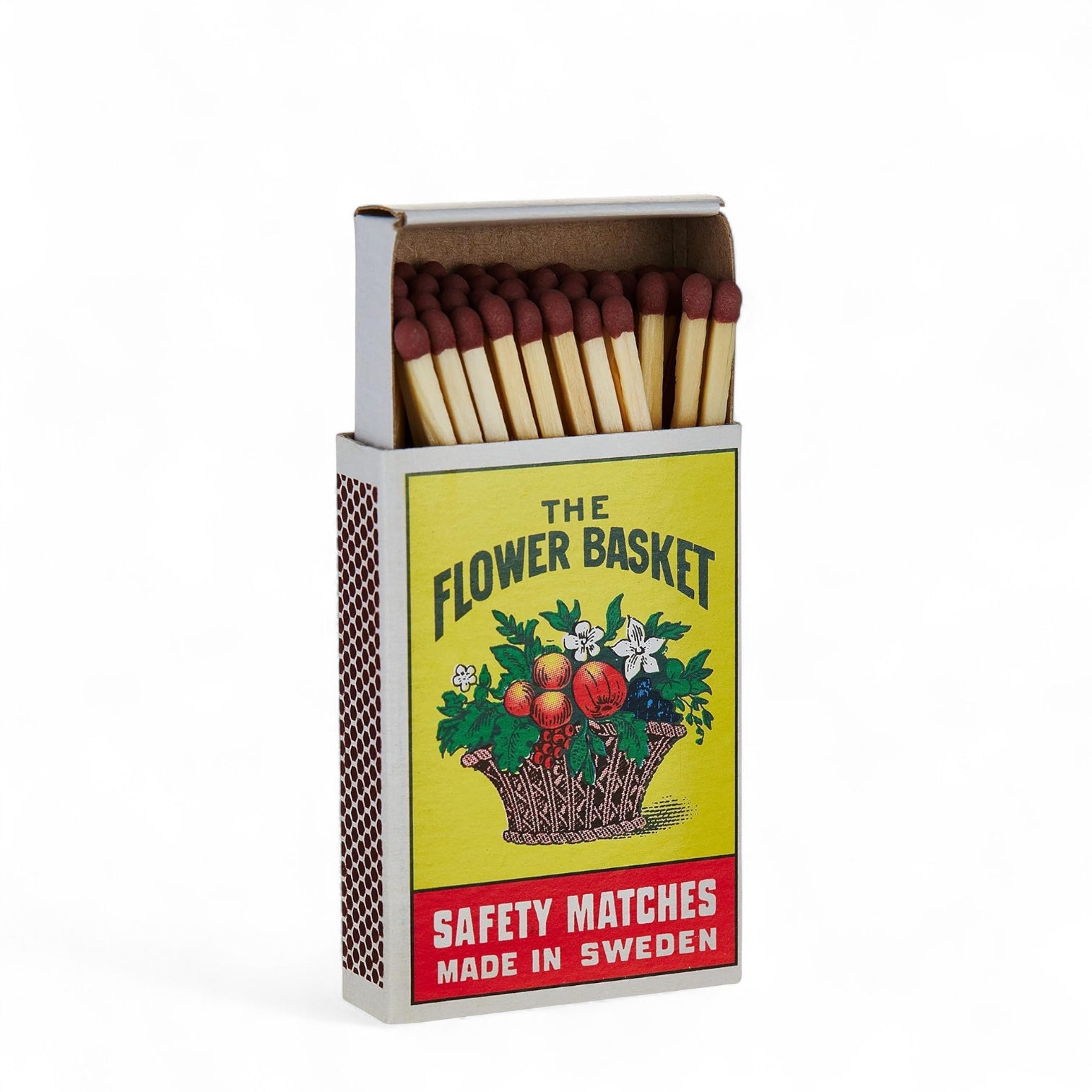 Flower Basket Safety Matches – Premium Quality Matchsticks Made in Sweden for Reliable Fire Lighting