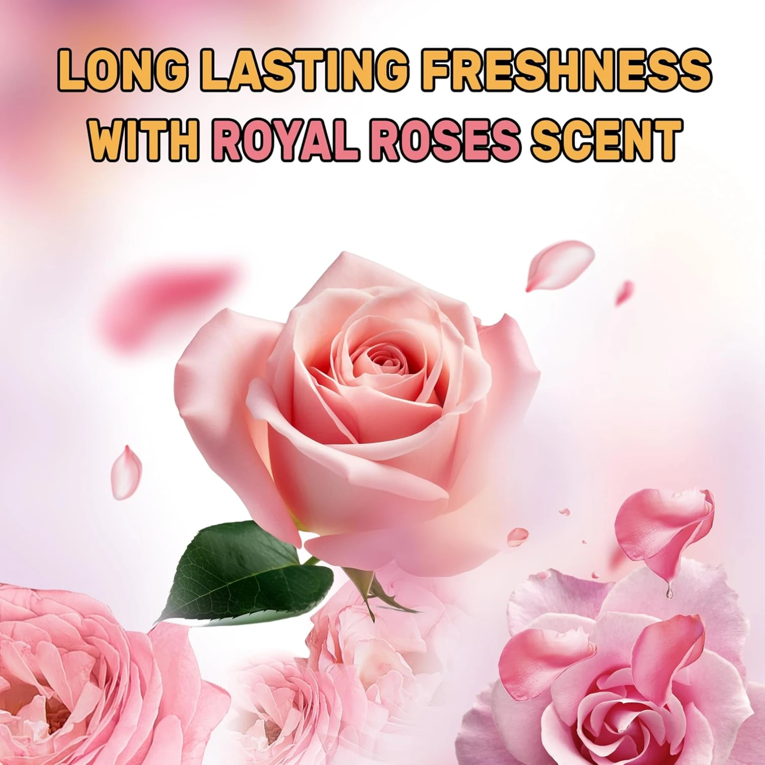 Ecolyte Premium Fabric Softener Royal Roses 2L β Long-Lasting Fragrance, Gentle on Fabrics, Protects Colors & Softens Clothes