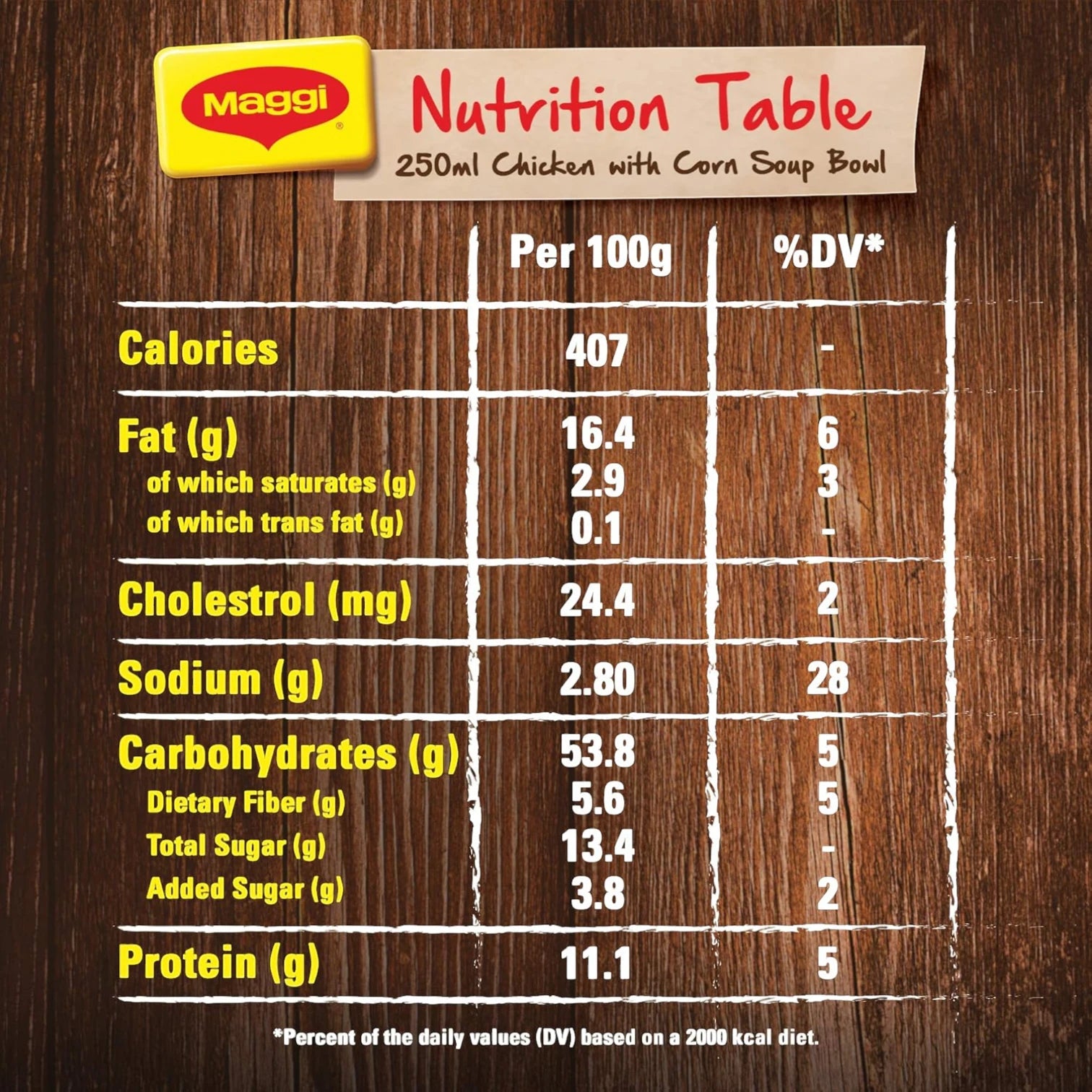 Maggi Excellence Chicken Soup with Corn 47g – Rich, Aromatic & Protein-Rich | Halal Certified & Preservative-Free - Damoo