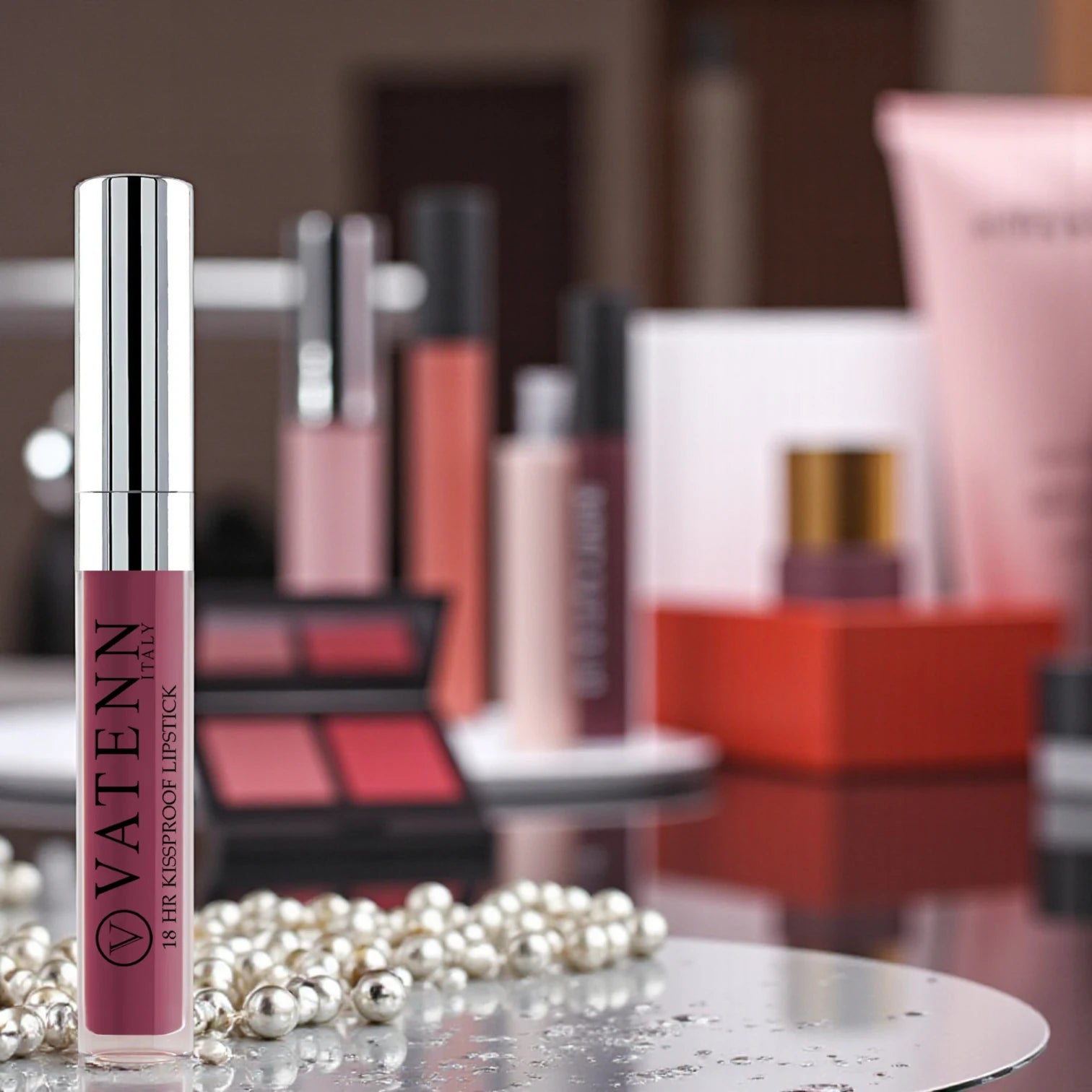 Vatenn 18Hrs Kissproof Liquid Lipstick – Shade 20 Gossip Girl | Long-Lasting Transfer-Proof Matte Lip Color, Non-Drying & Highly Pigmented - Damoo