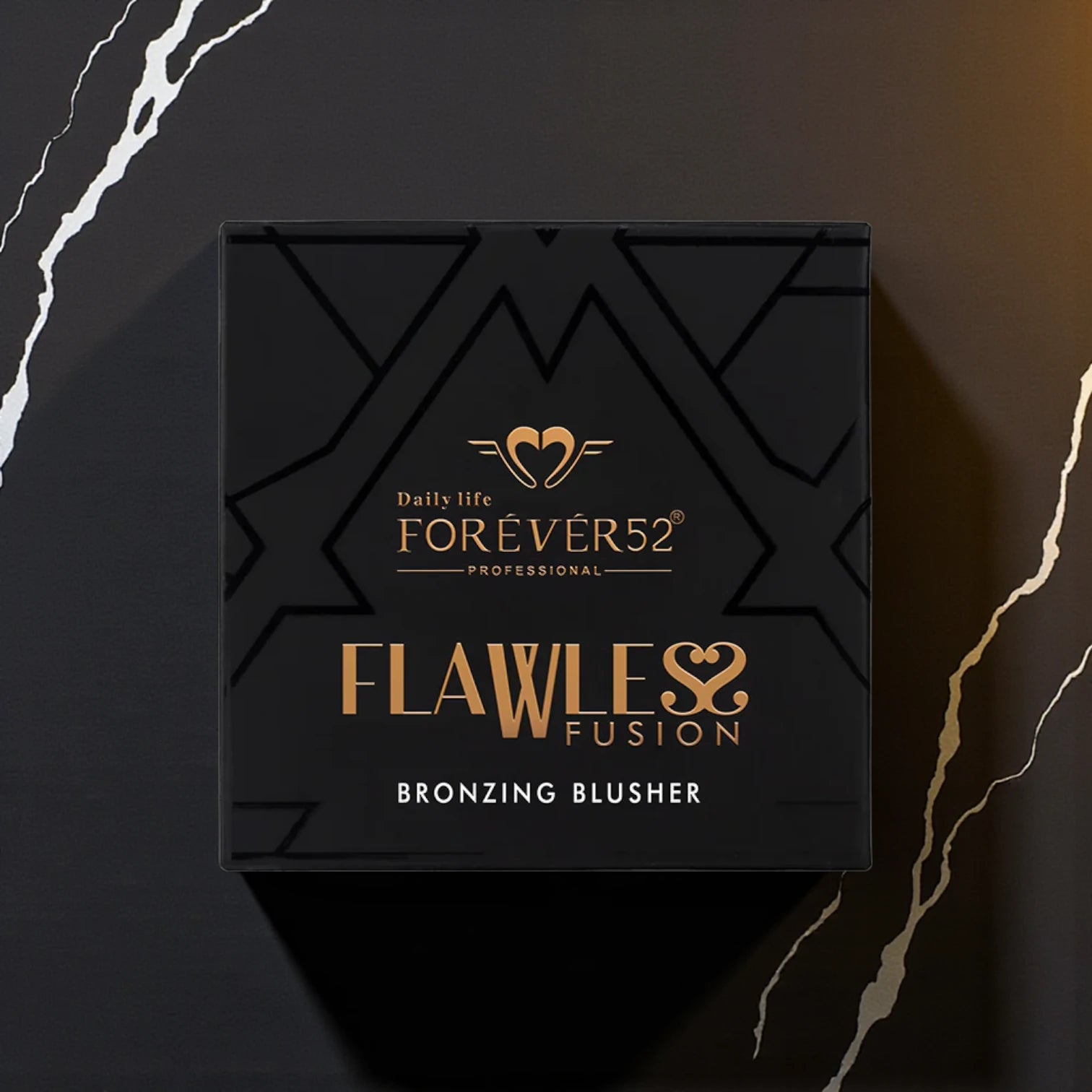 Forever52 Flawless Fusion Bronzing Blusher – Towny Shade BBR006, Blendable Satin Finish Powder, Rich Pigmentation, Contouring & Highlighting Bronzer Blush - Damoo