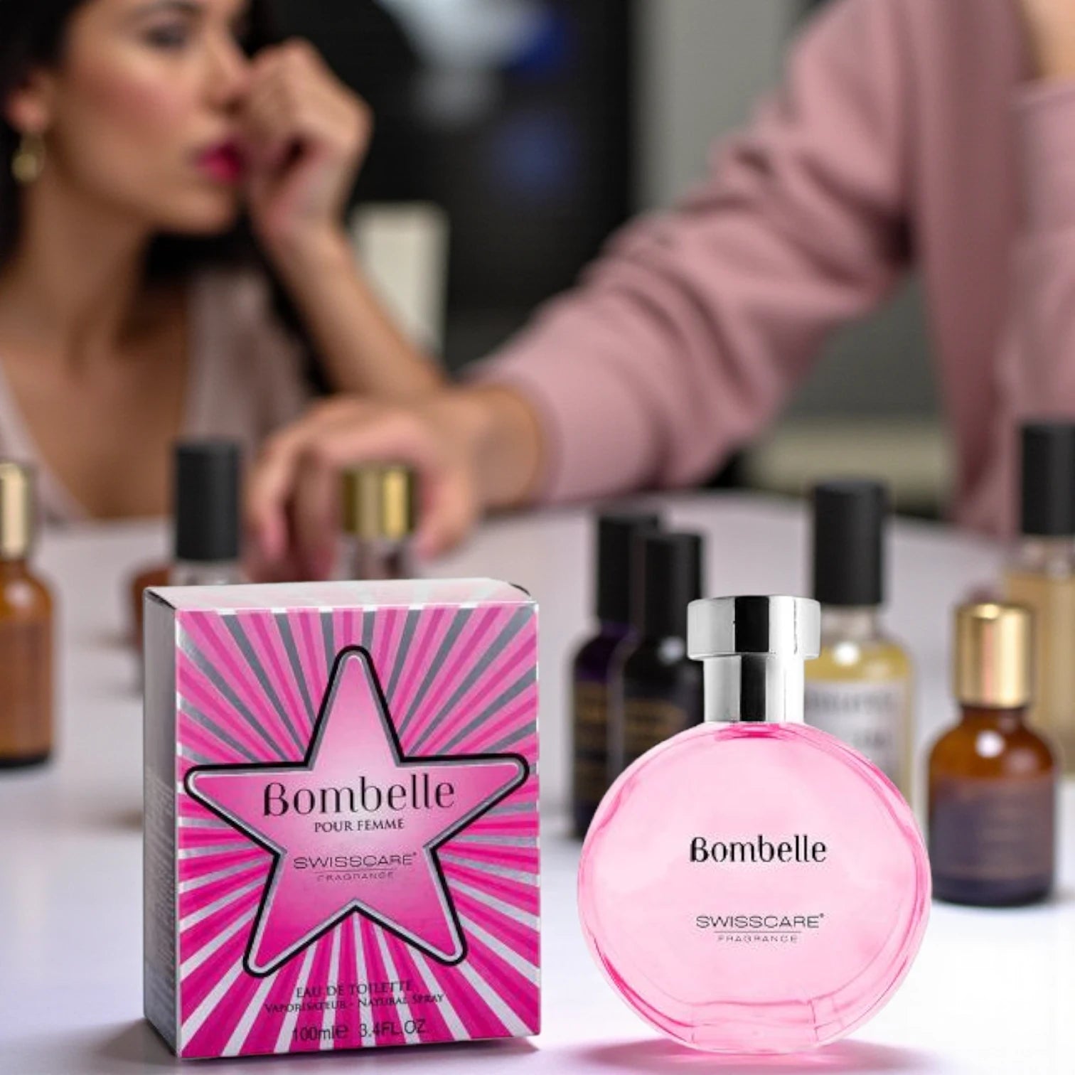 Shirley May Deluxe Bombelle Eau de Toilette for Women – 100ml | Long-Lasting Fragrance with Feminine Elegance | Day & Night Perfume Spray - Damoo