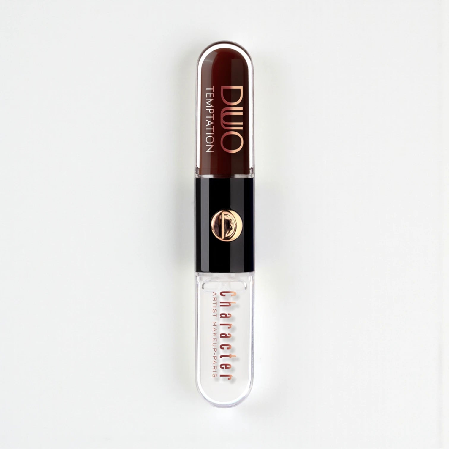 Character Duo Temptation Dual Liquid Lipstick & Gloss – CDU015 | Long-Lasting Matte Base & Hydrating Gloss, Smudge-Proof 12H Wear, High Pigment & Shine - Damoo