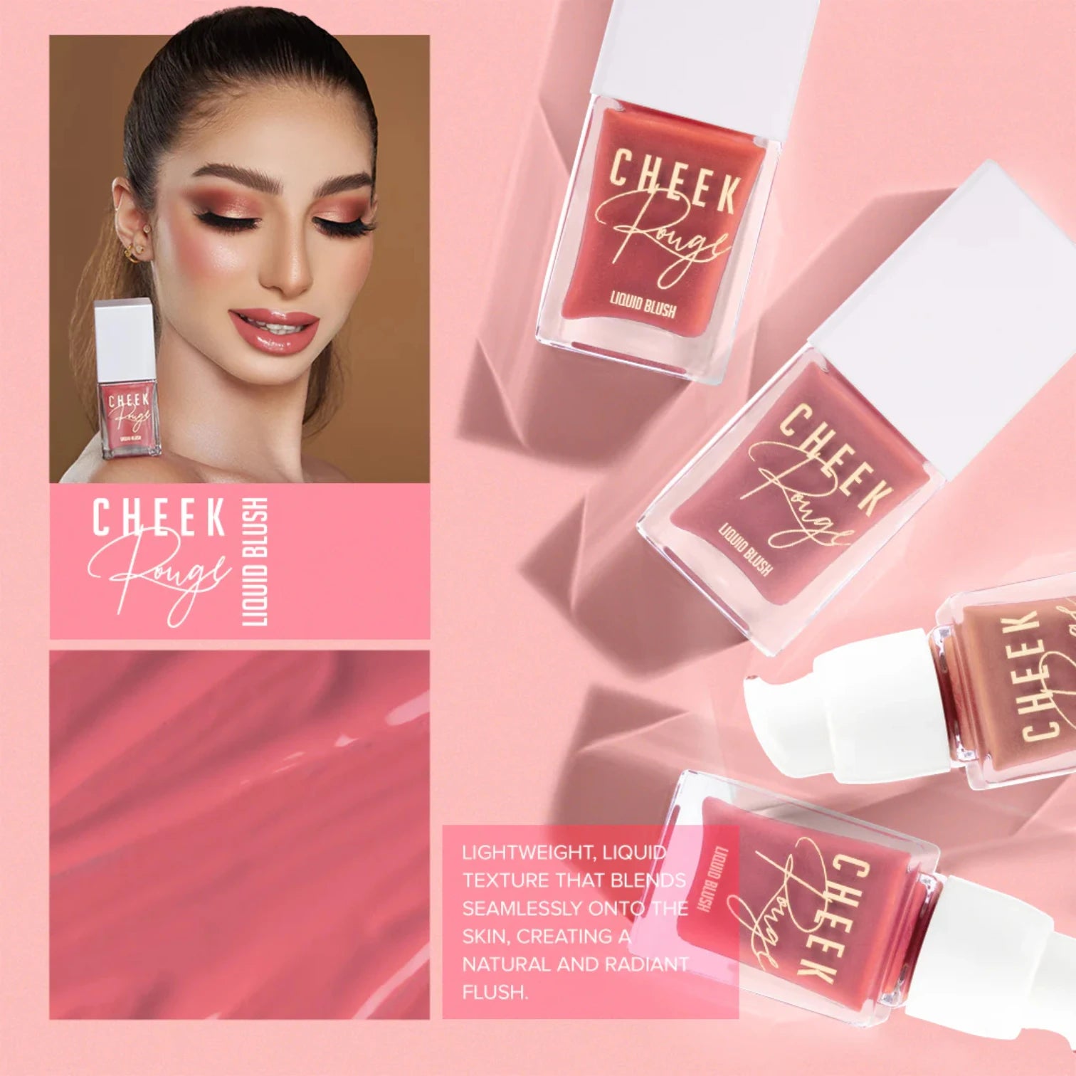 Character Cheek Rouge Liquid Blush Nude – CRB003 | Lightweight, Buildable & Long-Lasting Natural Glow for Everyday Radiance - Damoo