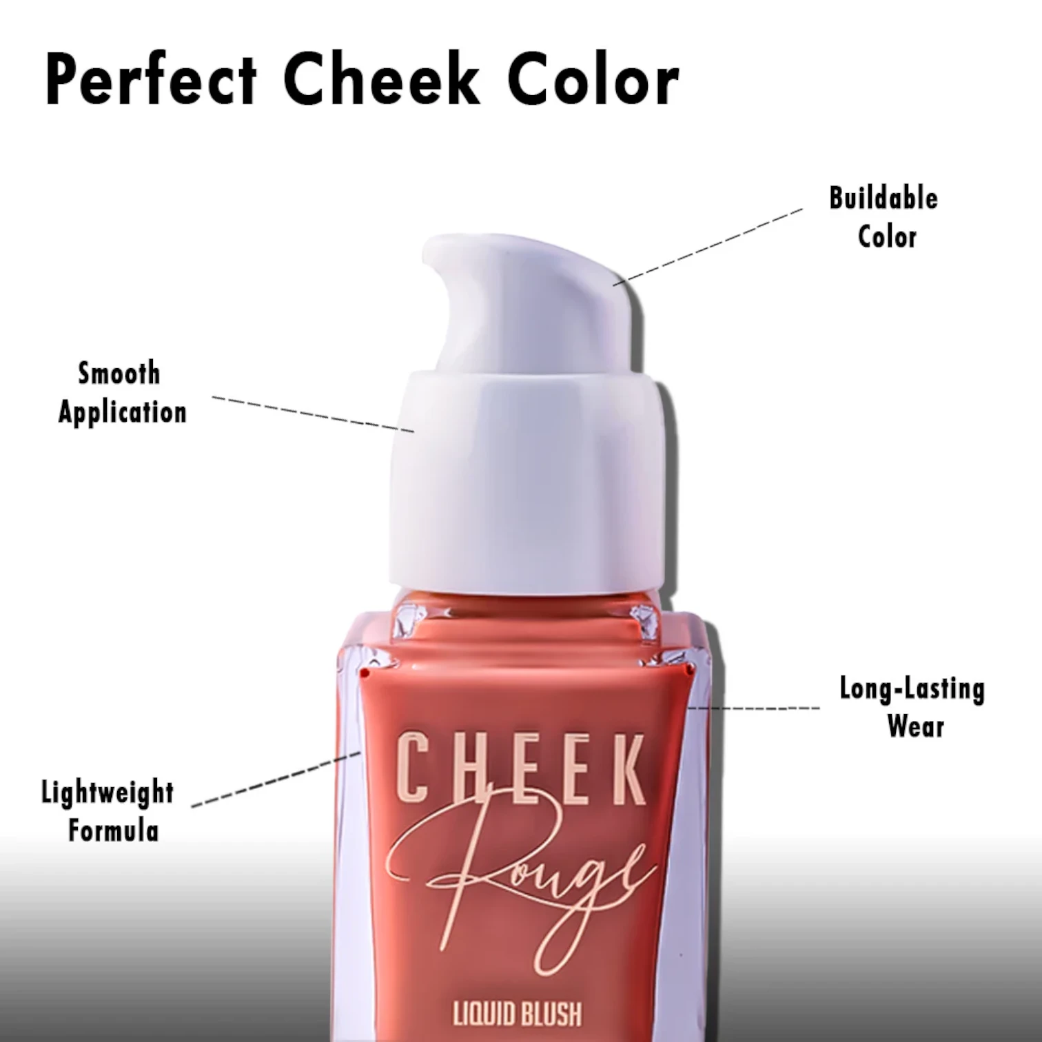Character Cheek Rouge Liquid Blush – Beam CRB001 | Lightweight, Blendable & Long-Lasting Natural Flush - Damoo