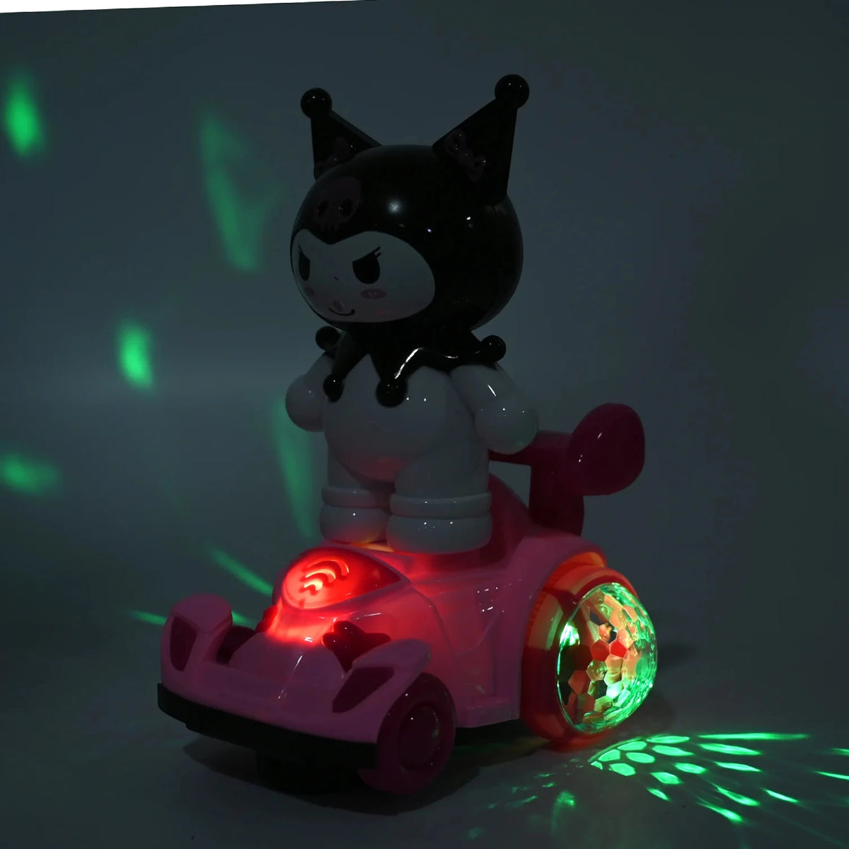 Kurmi Go-Kart Electric Toy Car with Lights & Music for Kids – 360° Rotation, Battery Operated, Durable Plastic Material, Ages 3+ - Damoo