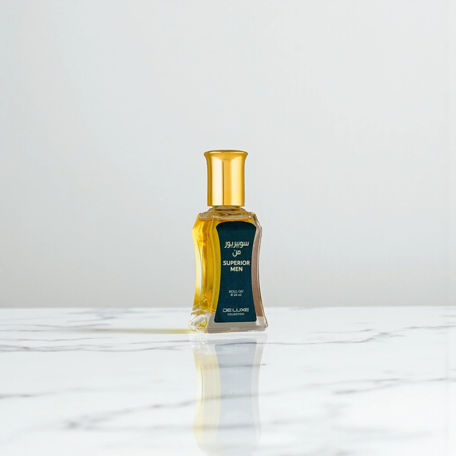 Superior Men Roll-On Attar 24ml – Premium Oriental Concentrated Perfume Oil with Green, Citrus, Floral & Woody Notes | Long-Lasting Musky Fragrance for Men - Damoo