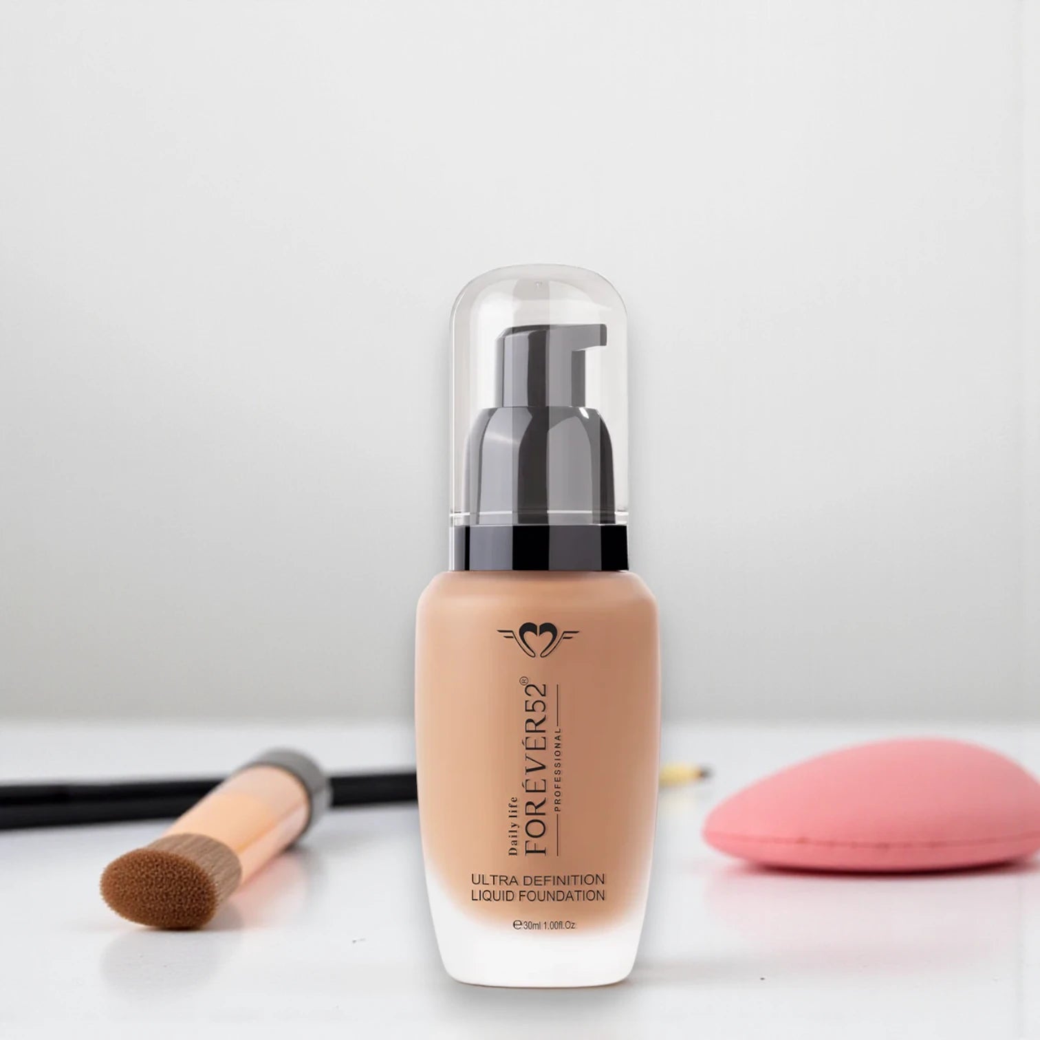 Forever52 Ultra Definition Liquid Foundation FLF006 Parlins | Full Coverage, Long-Lasting, Lightweight 30ml - Damoo