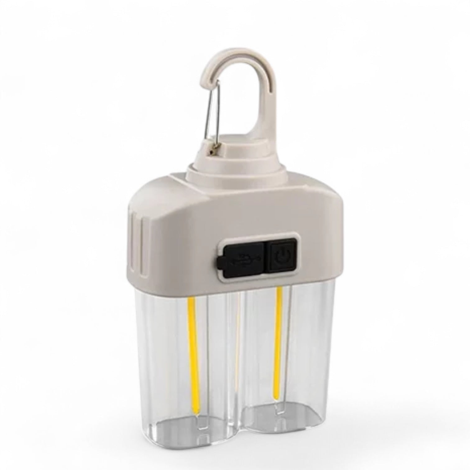 HK-158 Outdoor Camping Light – Rechargeable LED Lantern with Portable Hook, Type-C Charging, Power Display & 4 Lighting Modes - Damoo