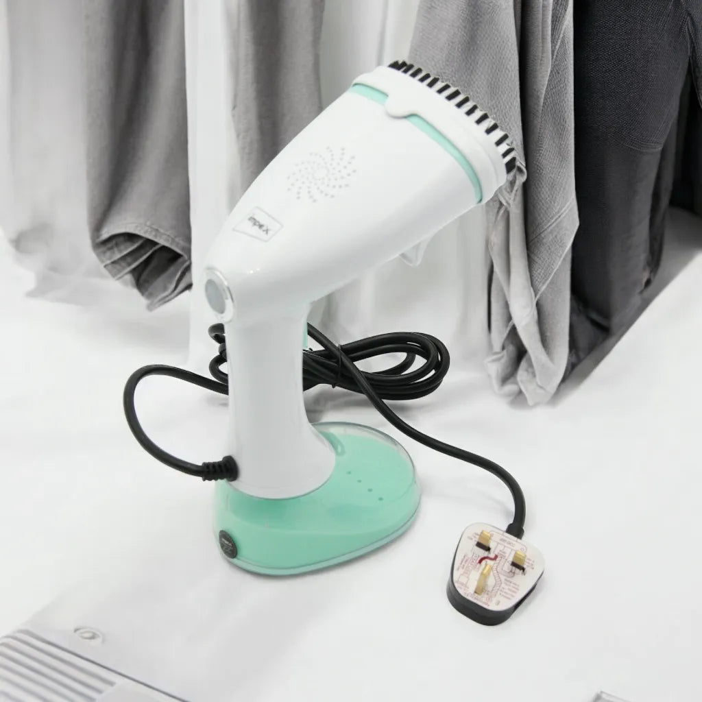 Impex GSM 6015 Handheld Garment Steamer – 1640W Powerful Fabric Steamer with 38s Preheat, 3 Steam Levels, 360ml Water Tank & Ceramic Soleplate – Includes Hand Brush – Portable Clothes Steamer for Quick Wrinkle Removal - Damoo