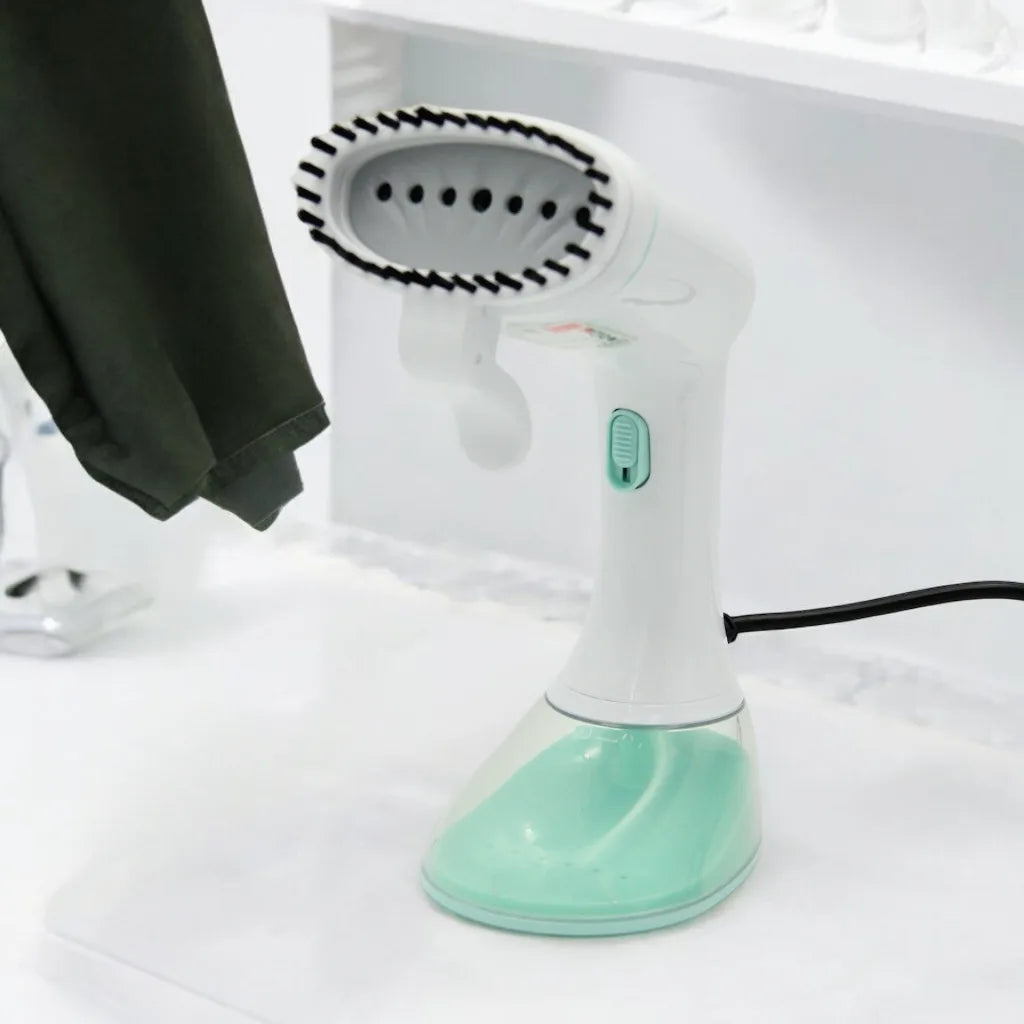 Impex GSM 6015 Handheld Garment Steamer – 1640W Powerful Fabric Steamer with 38s Preheat, 3 Steam Levels, 360ml Water Tank & Ceramic Soleplate – Includes Hand Brush – Portable Clothes Steamer for Quick Wrinkle Removal - Damoo