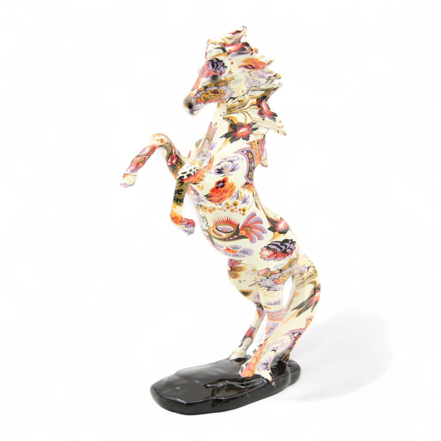 Colorful Graffiti Horse Statue – Modern Abstract Decorative Animal Figurine for Home, Office & Gifts – Street Art-Inspired Horse Sculpture - Damoo