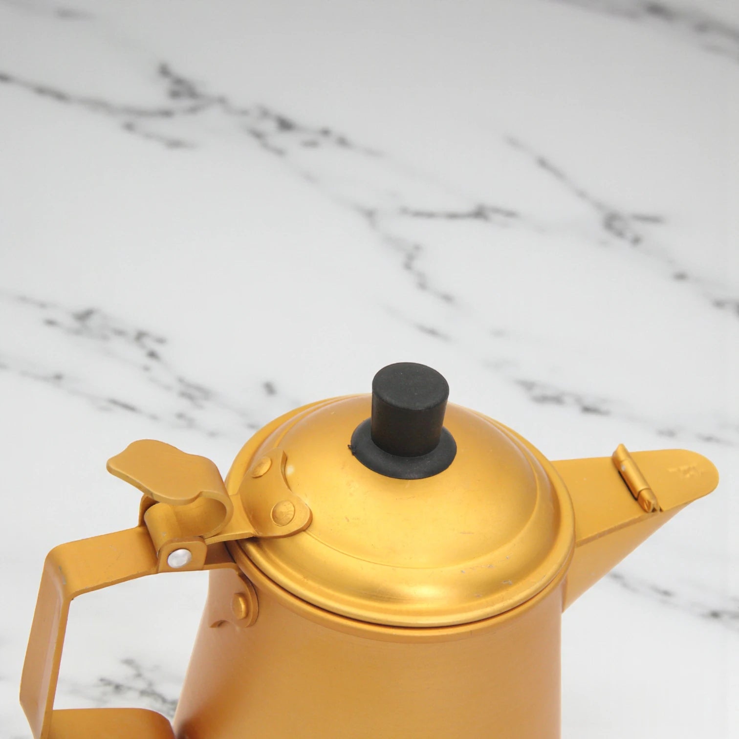 HTH Aluminum Milk Tea Kettle Coffee Pot Large Capacity 1.2L 3L V-Shaped Spout for Camping Home and Coffee Shop Use Durable Lightweight Household Tea and Coffee Kettle - Damoo