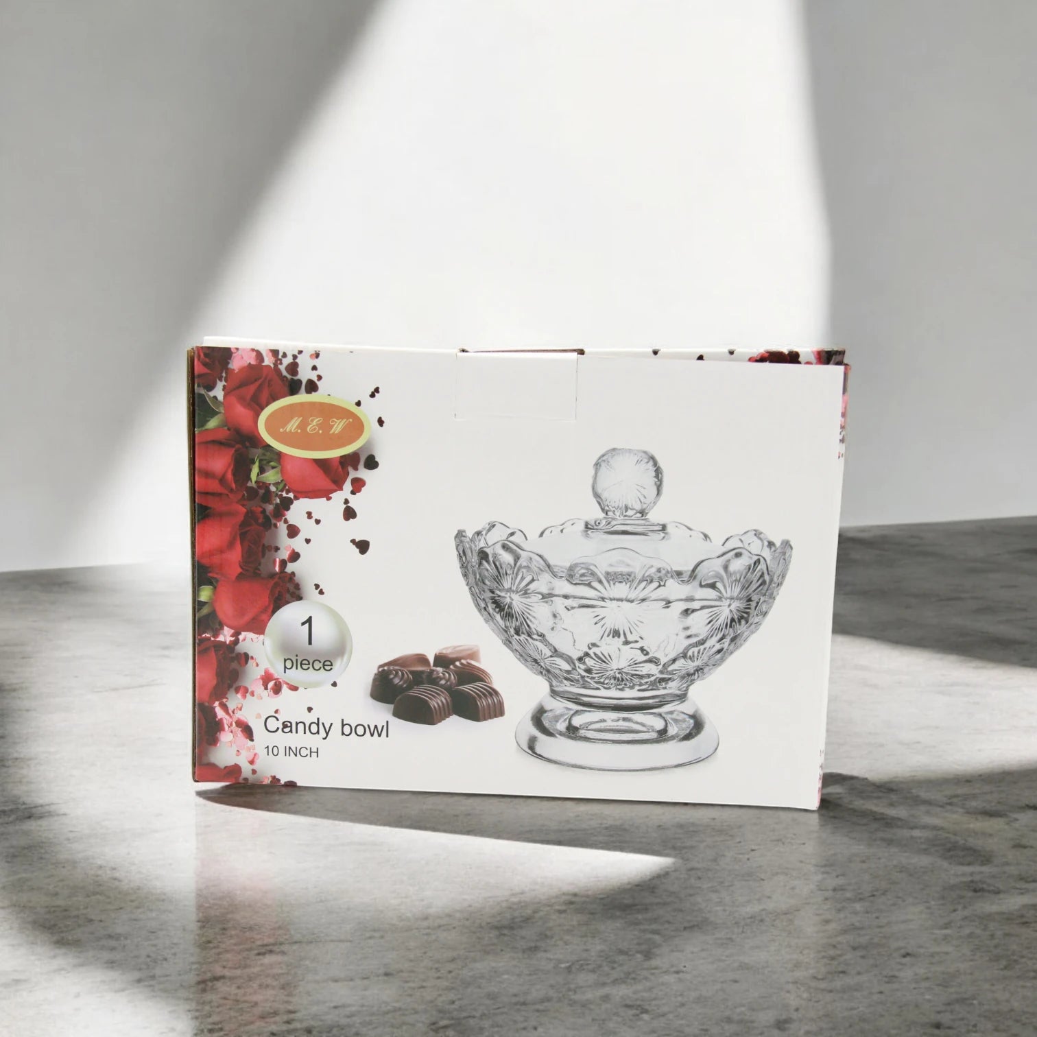 Bloom Crystal Candy Bowl – Exquisite Men’s Serving Piece with Brilliant Cut Design – Elegant Glassware for Chocolates, Nuts & Treats – Dishwasher Safe & Durable – Perfect Gift for Housewarming, Parties & Special Occasions – SUG1407A/G - Damoo