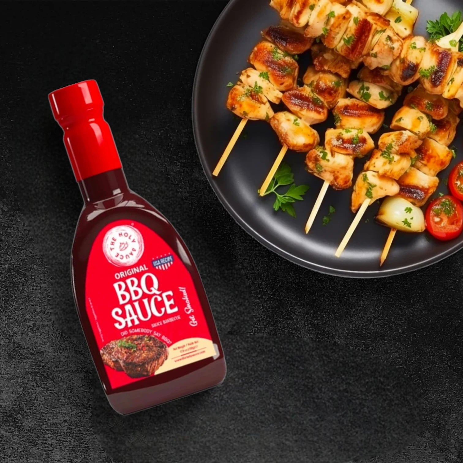 The Holy Sauce Original BBQ Sauce – 510g | Smoky, Sweet & Bold American-Style Flavor - Damoo