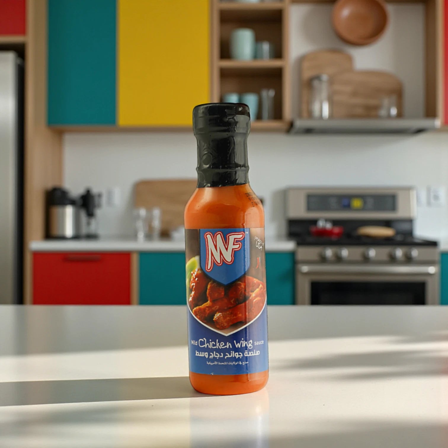 MF Mild Chicken Wing Sauce 120g – Savory & Tangy Wing Marinade and Dipping Sauce – Perfect for Grilled, Fried, or Oven-Baked Chicken – Made in the USA - Damoo