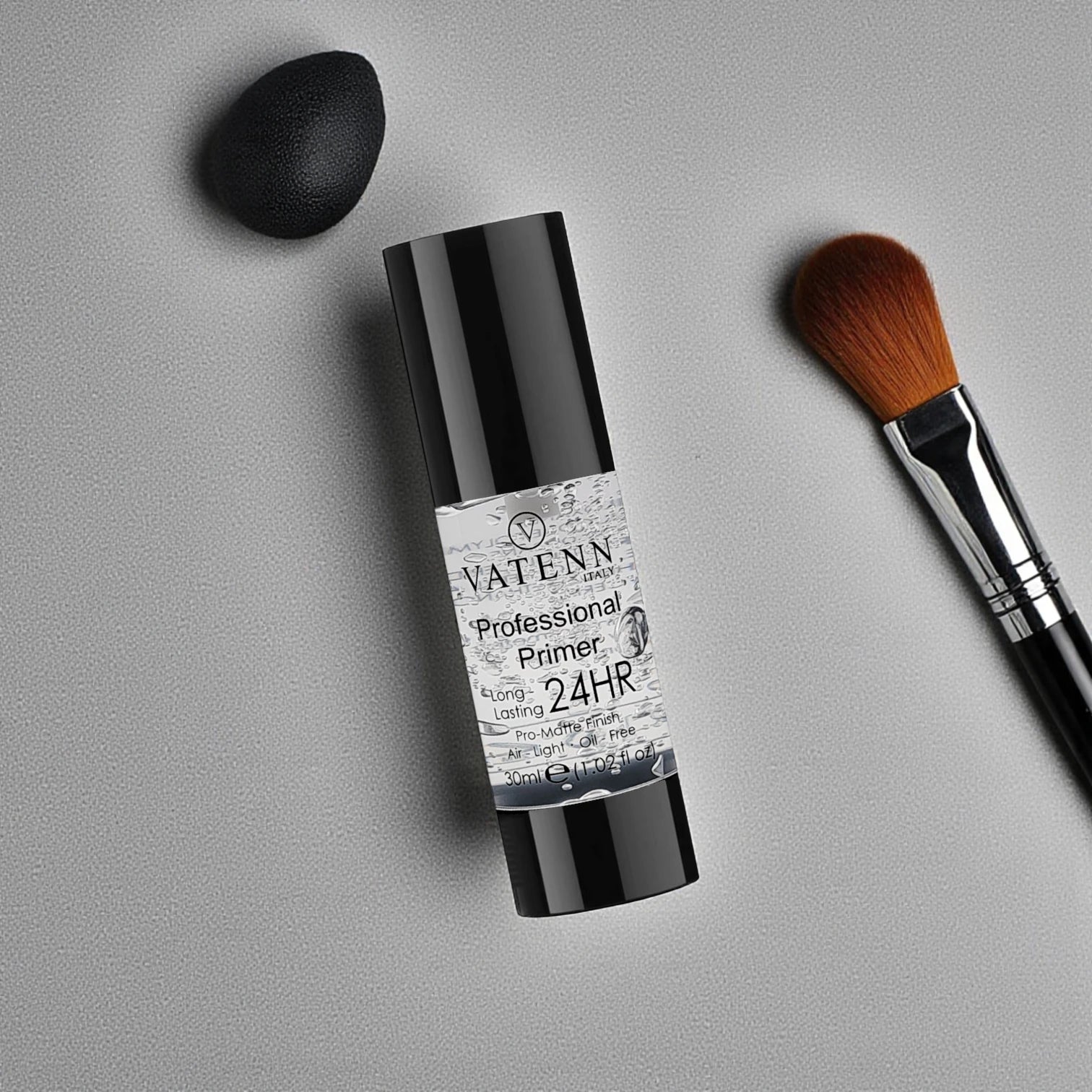 Vatenn Italy Professional Primer – #190 Transparent | Pore-Minimizing, Oil-Control, Lightweight Makeup Base for All Skin Types | Long-Lasting Smooth Finish - Damoo