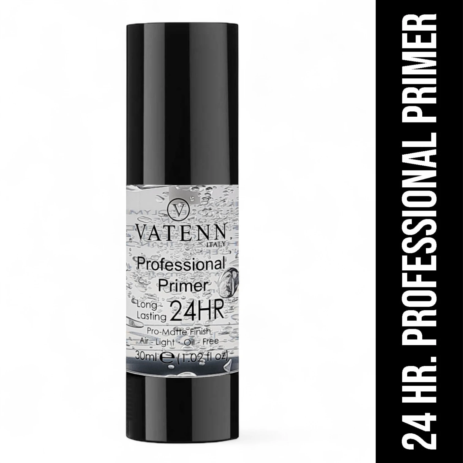 Vatenn Italy Professional Primer – #190 Transparent | Pore-Minimizing, Oil-Control, Lightweight Makeup Base for All Skin Types | Long-Lasting Smooth Finish - Damoo