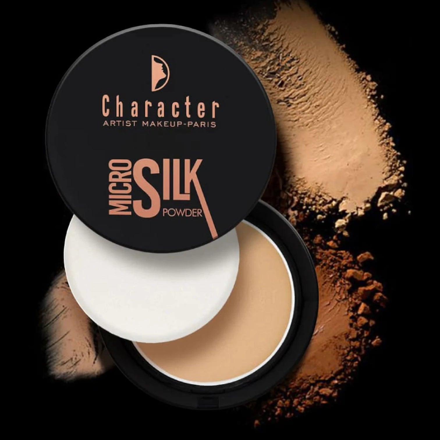 CHARACTER Micro Silk Powder CMP002 – Silky Matte Finish, Full Coverage, Lightweight & Long-Lasting Compact Powder for Smooth, Shine-Free Skin - Damoo