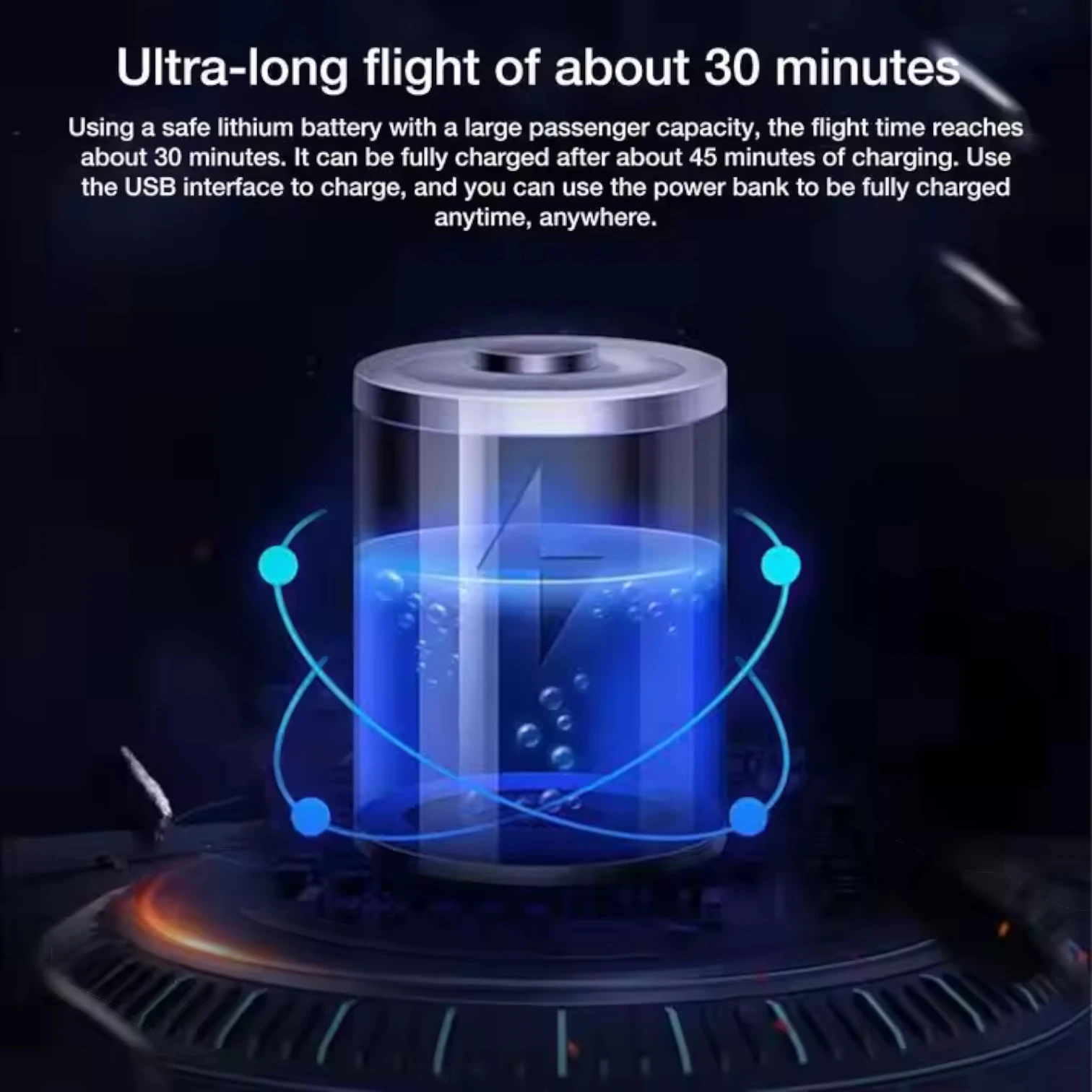 Space Bird Electronic Flying Toy | Self-Flying Bird RC Airplane Drone with Lights 8+ Age | Mini Remote Control Helicopter Glider for Kids & Adults Outdoor Play