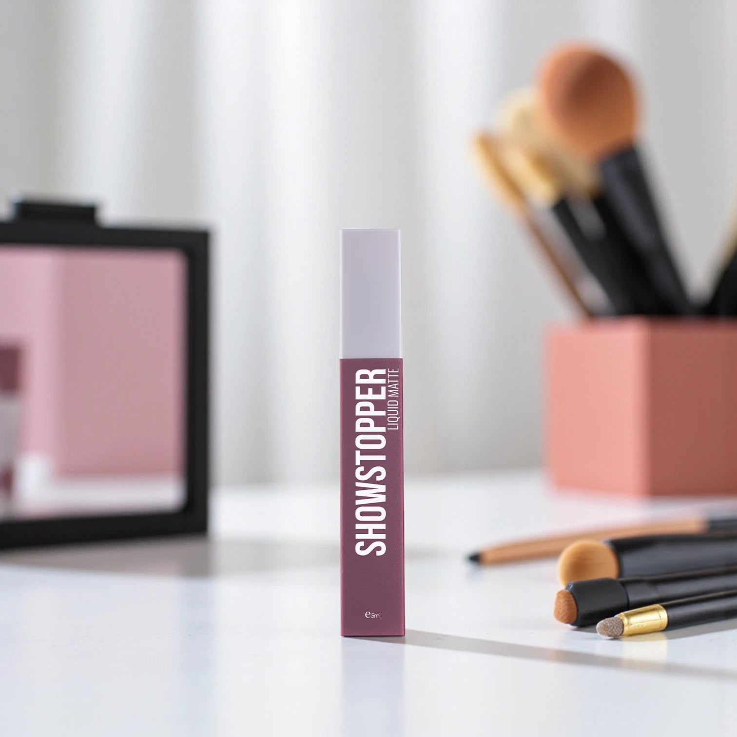 Daily Life Forever52 ShowStopper Liquid Matte Lipstick – Peach Melody SHW011 | Long-Lasting, Smudge-Proof & Lightweight 5ml - Damoo