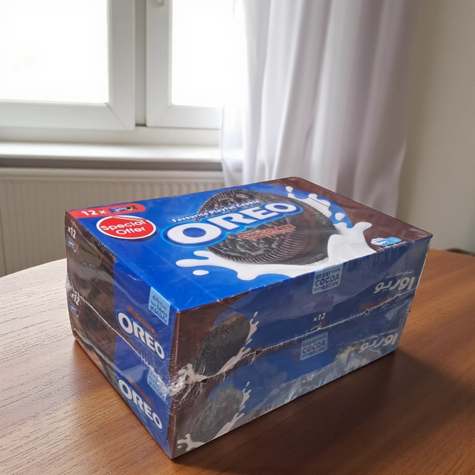 Oreo Original Chocolate Crème Sandwich Cookies Value Pack – 2 x 12 Packs (36.8g Each) – Rich Cocoa Flavor, Special Offer Box - Damoo