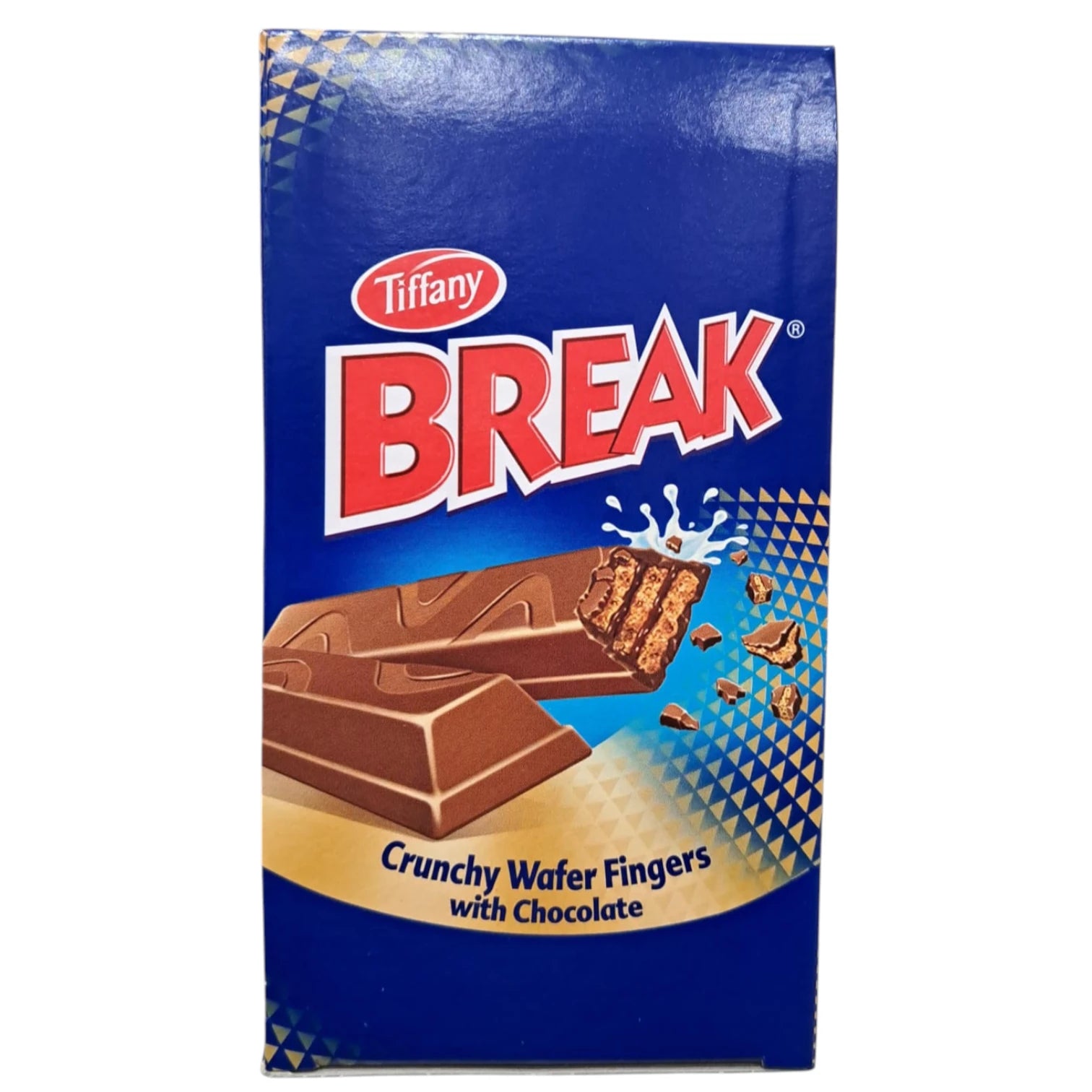 Tiffany Break Chocolate Wafer Fingers – 2 Finger x 24 pcs, Crispy Wafers Coated in Smooth Milk Chocolate - Damoo