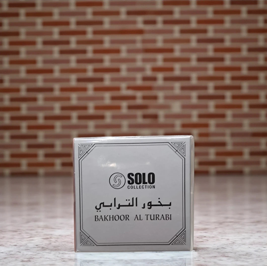 Solo Collection Bakhoor Al Turabi – 40g Premium Oriental Incense | Long-Lasting Earthy Fragrance | Ideal for Home, Meditation & Special Occasions - Damoo