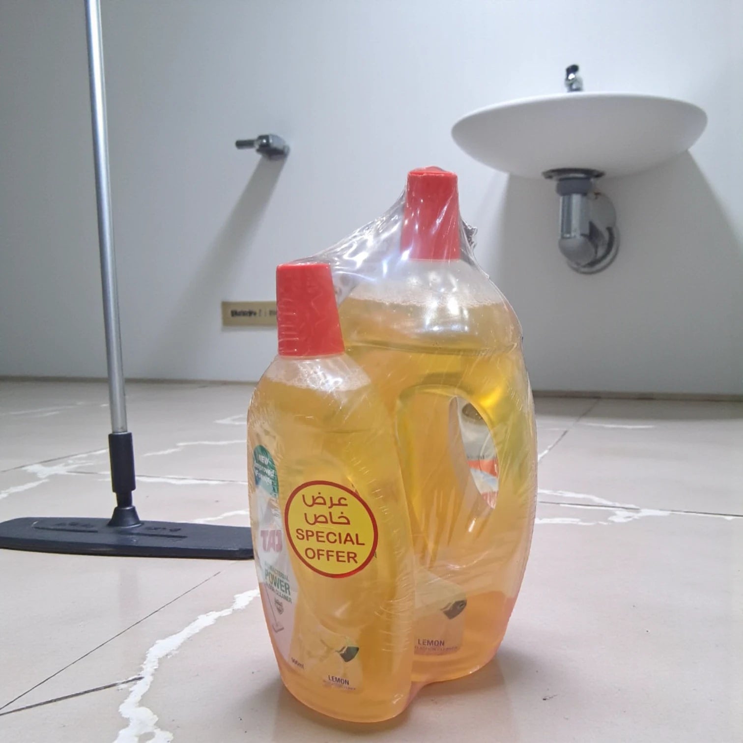 Taj Antibacterial Power Floor Cleaner Lavender – 3 Litre + 900ml Combo Pack – Special Offer - Damoo