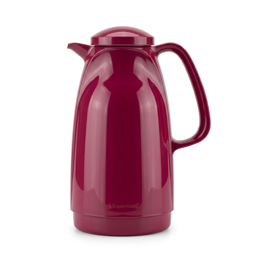 Magenta Insulated Thermos Jug 1.0L – Elegant Double-Wall Vacuum Flask with Secure Lid, Long Heat & Cold Retention, and Comfortable Handle for Home or Office Use