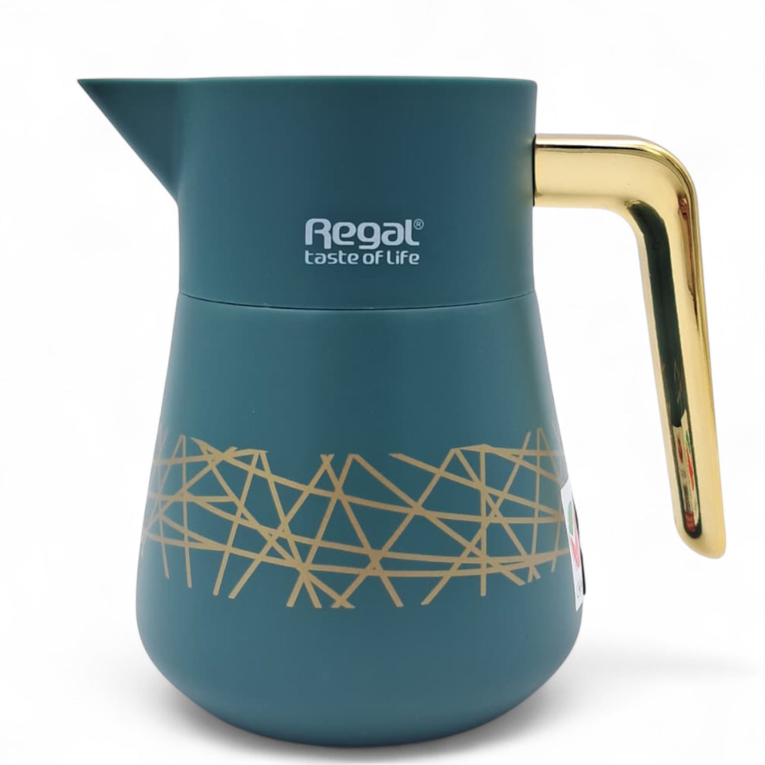 Regal 0.5L Stainless Steel Vacuum Jug – Double Wall Thermos Flask with Wood-Style Handle | Keeps Beverages Hot for 12 Hours & Cold for 24 Hours - TSC04 - Damoo