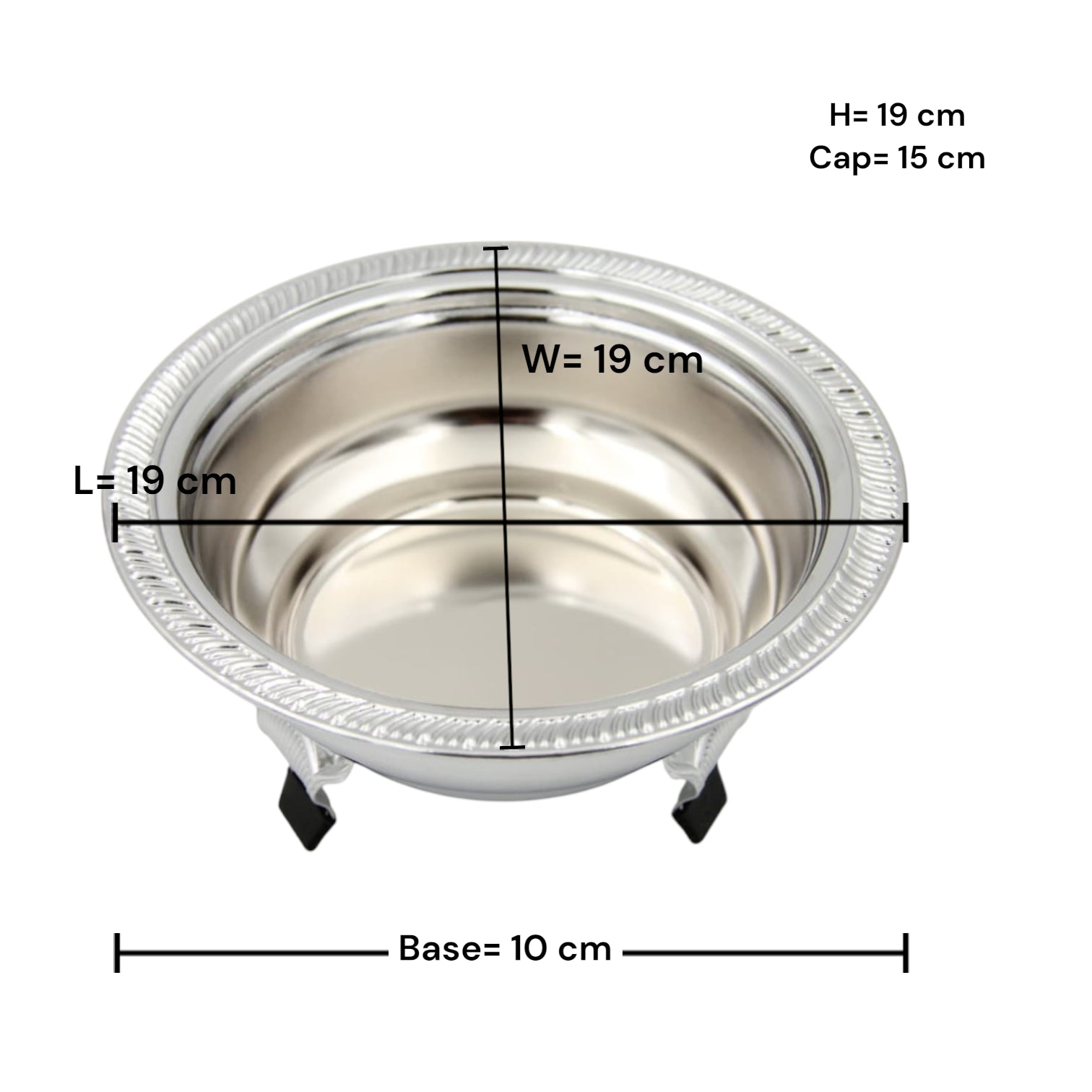 Ansa Luxury Silver Serving Dish with Lid for Dates and Desserts – Elegant Footed Candy Bowl with Dome Cover for Ramadan, Eid, and Majlis Table Decor - Damoo