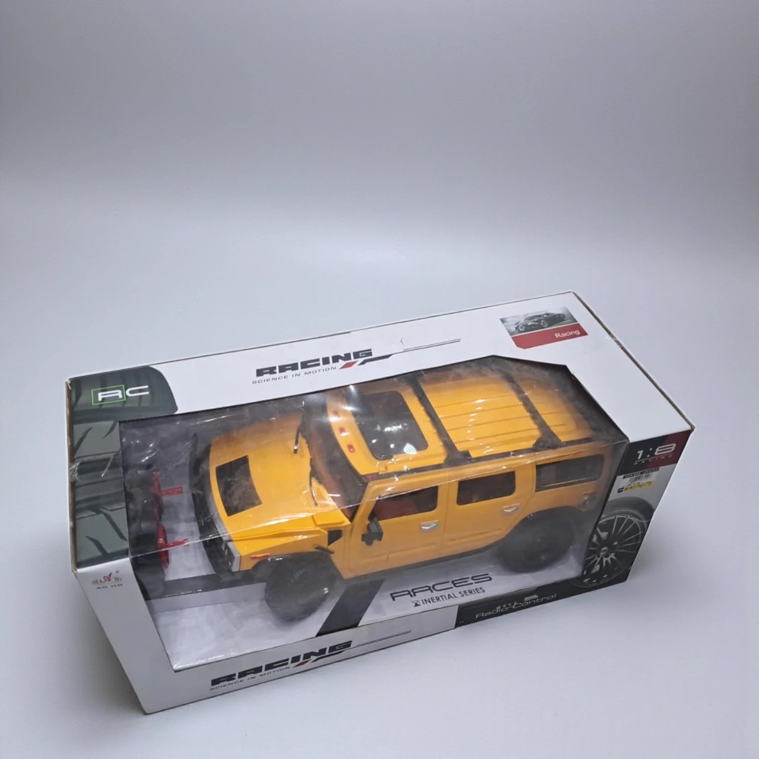 R/C Hummer Remote Control Car 1:8 Scale – Full Function Off-Road Machine Toy for Kids (Yellow)