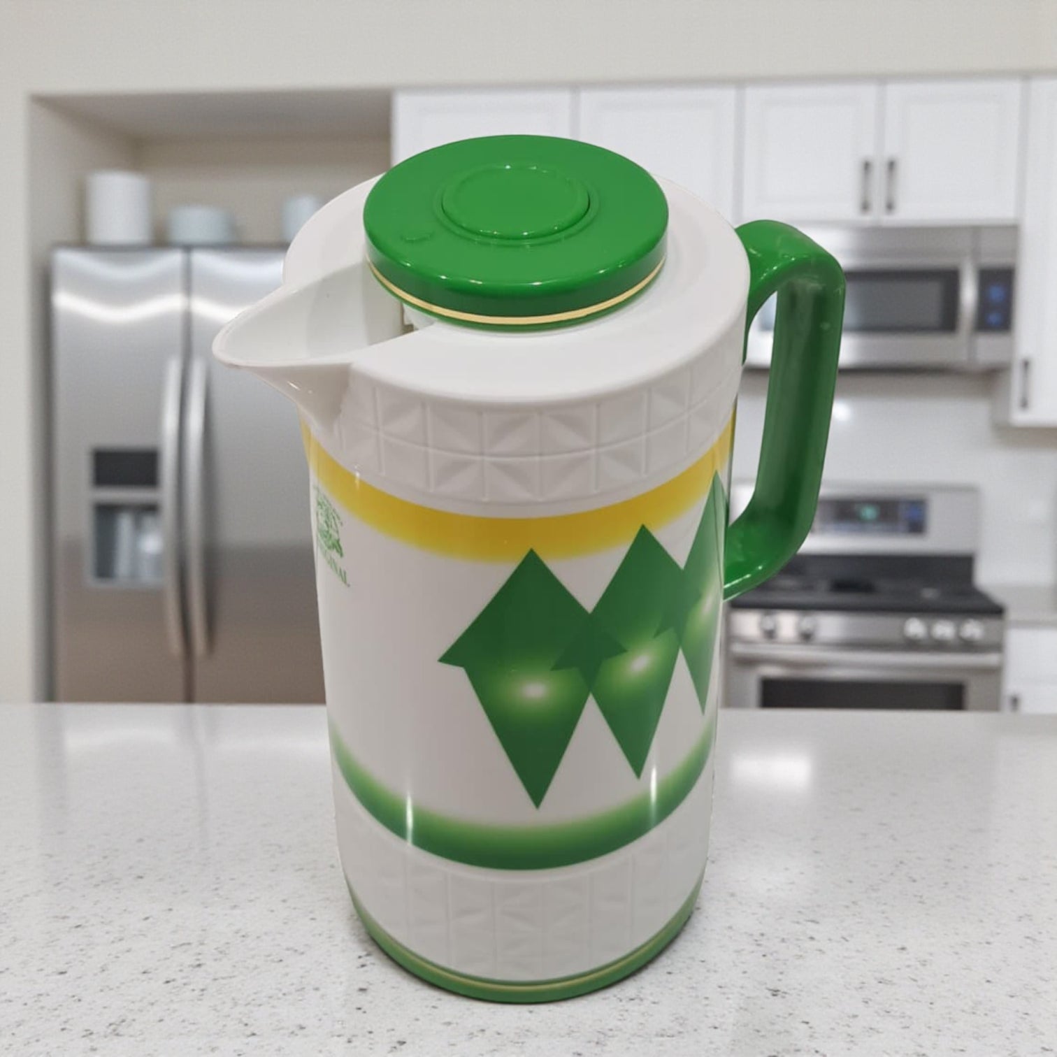 DAMOO Original Thermos Flask – 1L Hot & Cold Vacuum Jug with Easy Pour Handle | Durable Plastic Insulated Kettle for Coffee, Tea & Water - Damoo