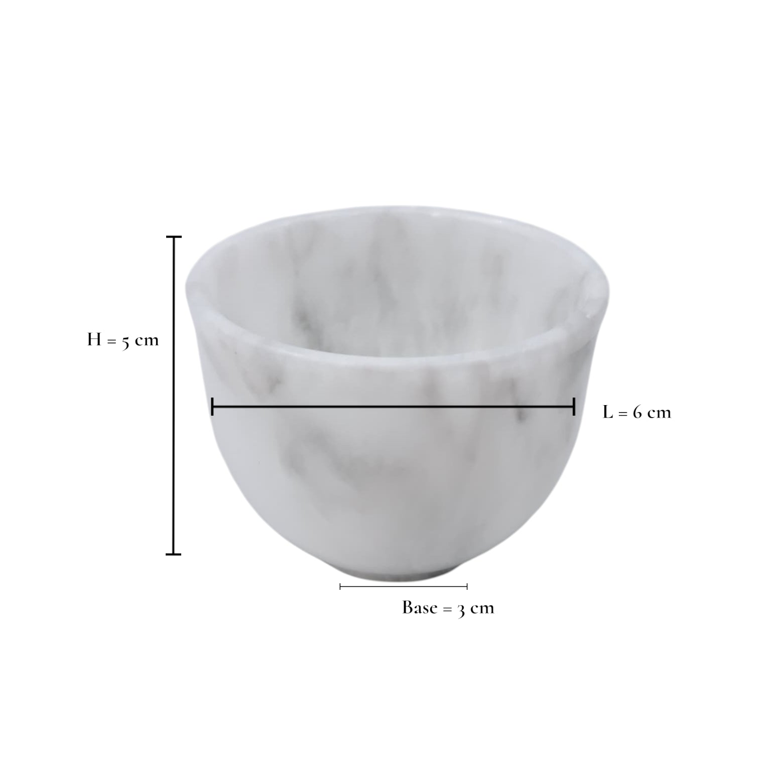 Damoo Handcrafted White Marble Decorative Bowl – Modern Round Accent Stone Dish for Home, Coffee Table & Shelf Styling | Luxury Natural Stone Decor