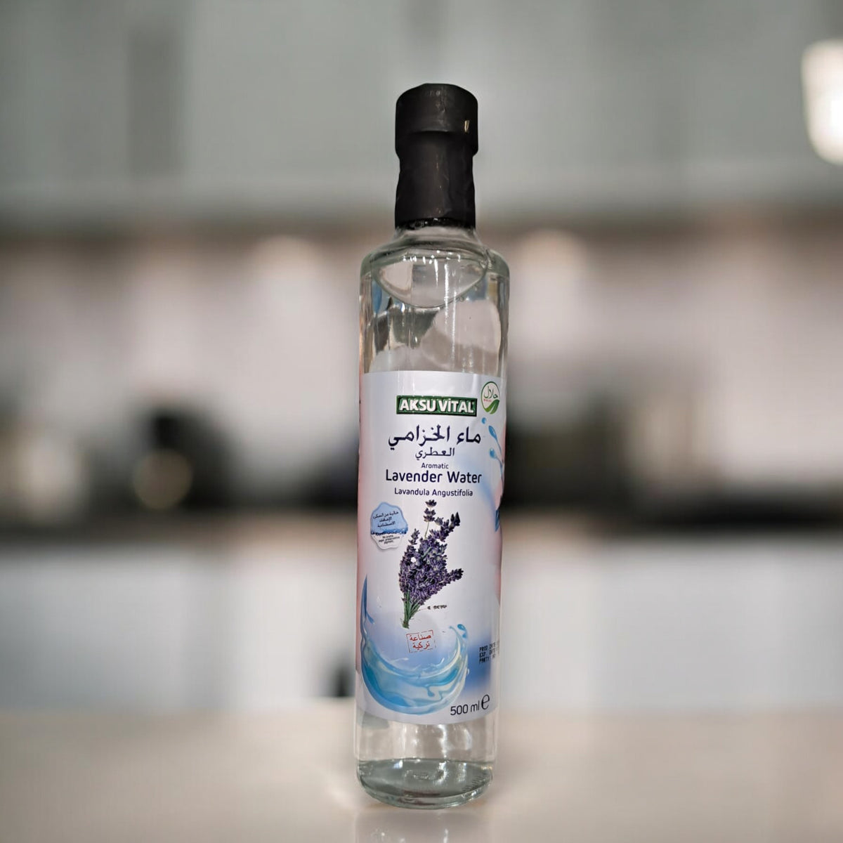 AksuVital Lavender Water 500ml – Pure Aromatic Lavender Floral Water (Lavandula Angustifolia) | Natural Distilled Herbal Water for Culinary, Skincare & Aromatherapy Use - Damoo