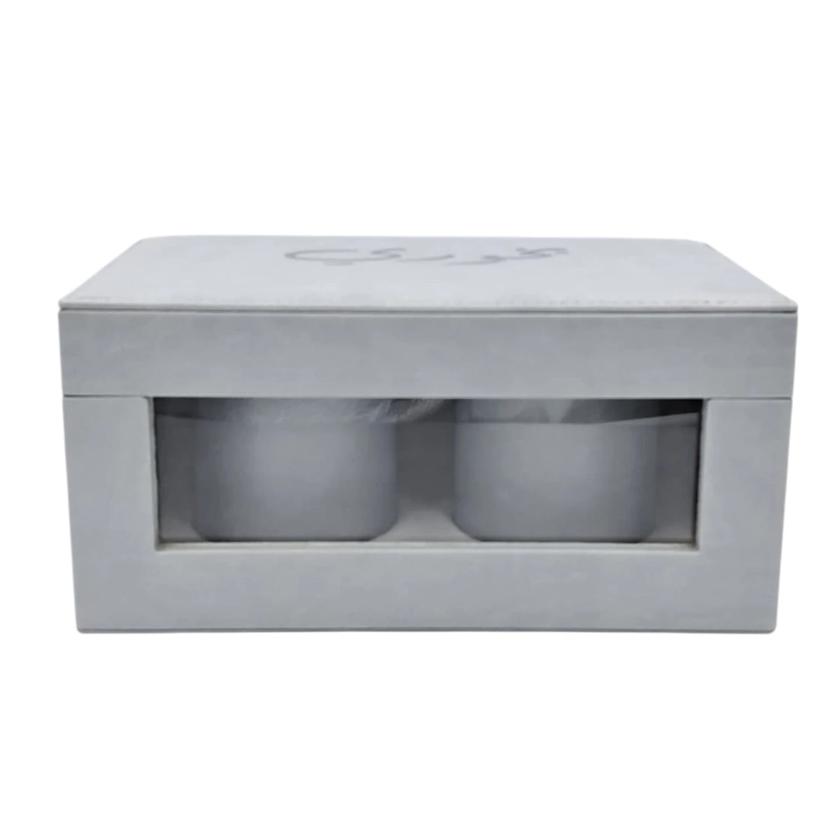 Luxury Faux Leather Mabkhara & Bakhoor Storage Box Set with Glass Front Display, Stainless Steel Incense Burner Cup and Covered Bakhoor Container, Home Majlis Ramadan Gift Set, Available in Multiple Colors (13H x 27L × 16.5W CM)