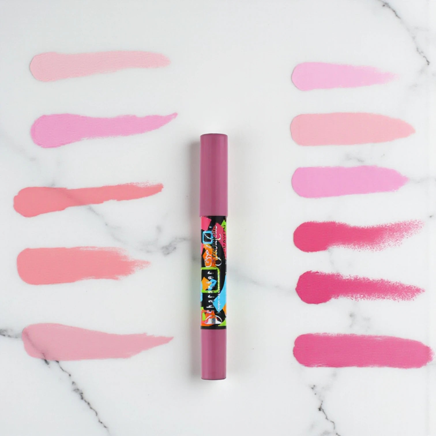 Character Fabulous Lip Crayon – Shade YL019. 16H matte lipstick crayon with waterproof, smudge-proof formula. Intense color, lightweight comfort & travel-friendly design. - Damoo