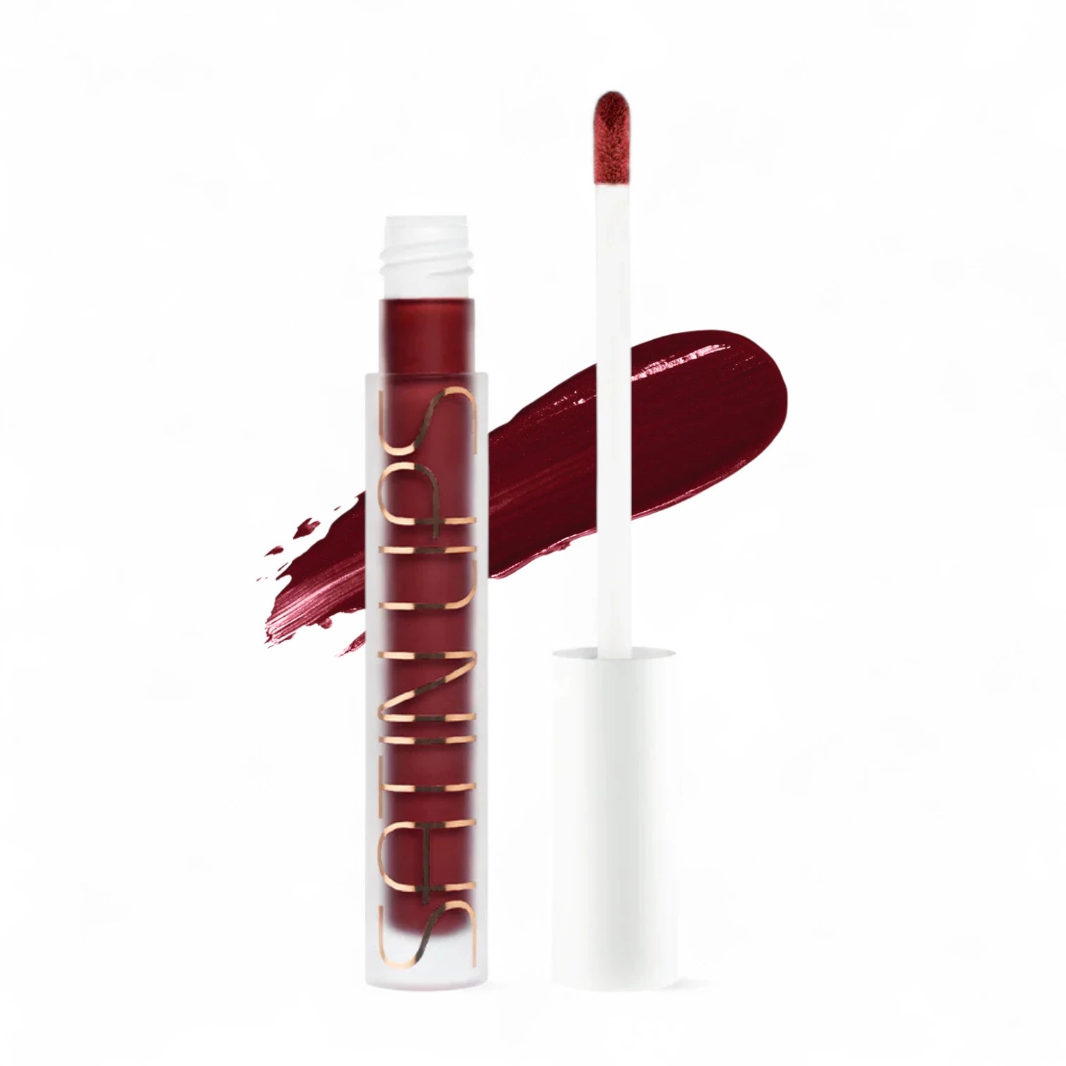 Forever52 Satin Lips Liquid Lip Gloss YSL015 – High Pigment, Smudge-Proof, Hydrating Formula with Intense Shine | Long-Wearing Comfort - Damoo