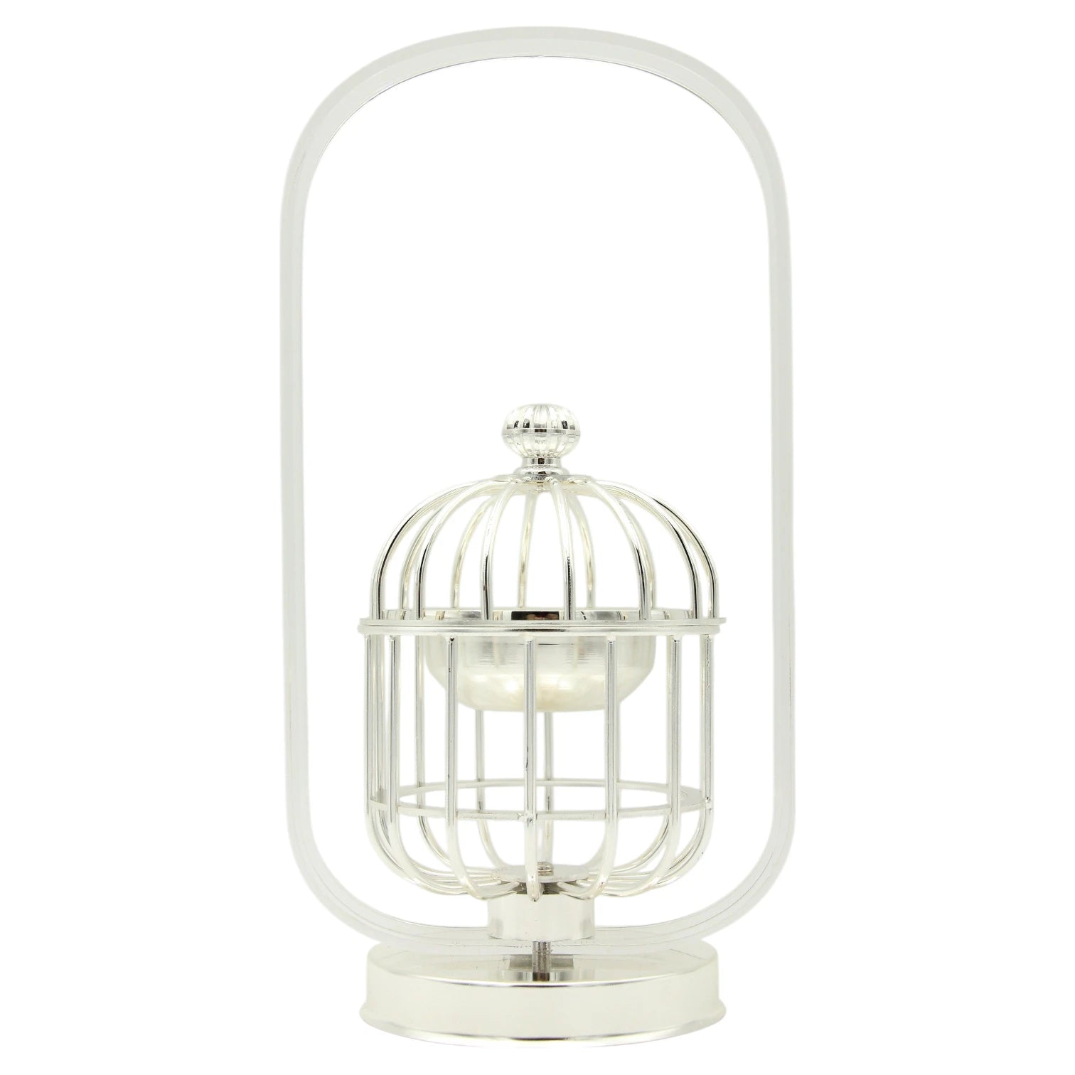 Al Fursan Luxury Gold Birdcage Bakhoor Burner with Acrylic Dome – Modern Arabic Oud & Incense Holder - Damoo