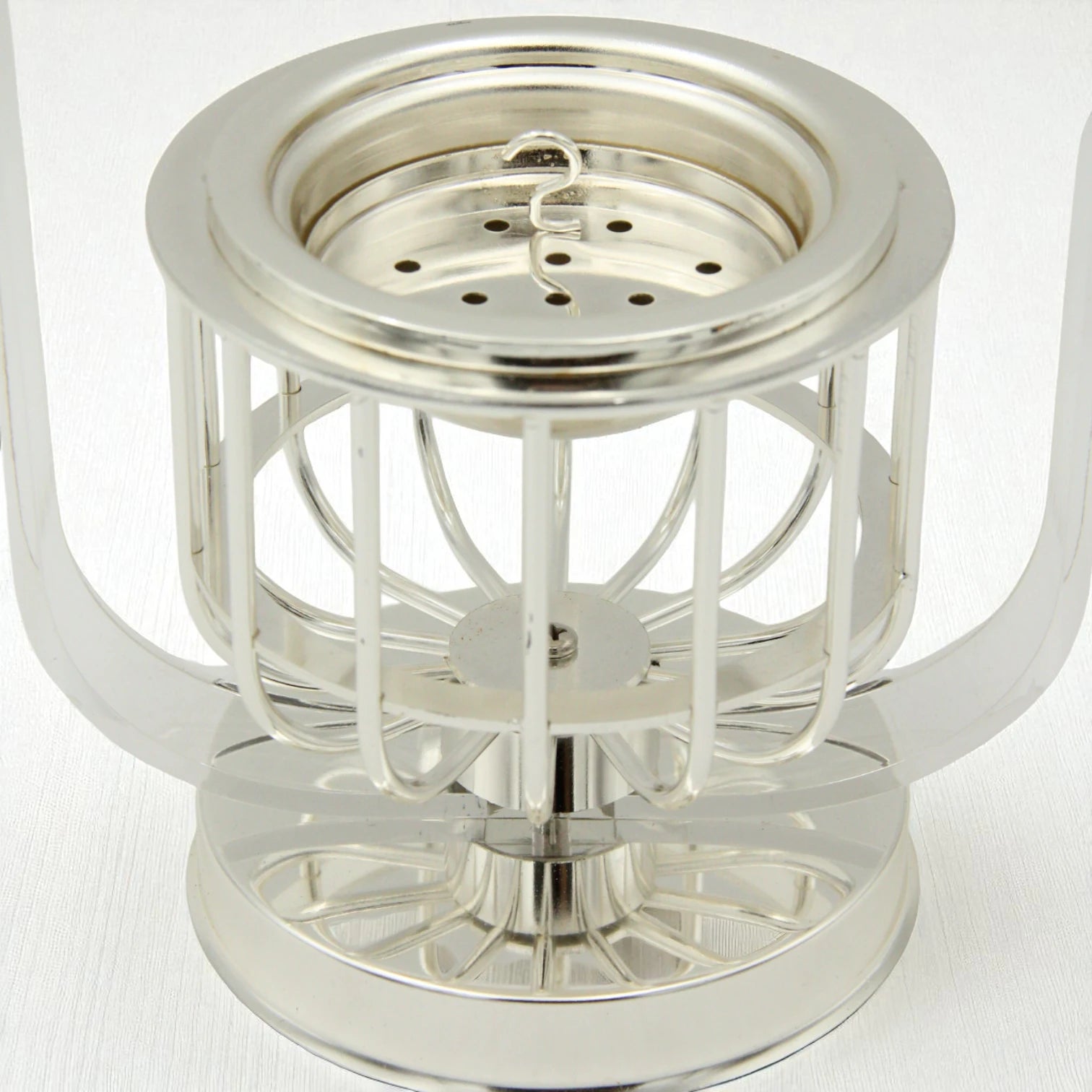 Al Fursan Luxury Gold Birdcage Bakhoor Burner with Acrylic Dome – Modern Arabic Oud & Incense Holder - Damoo