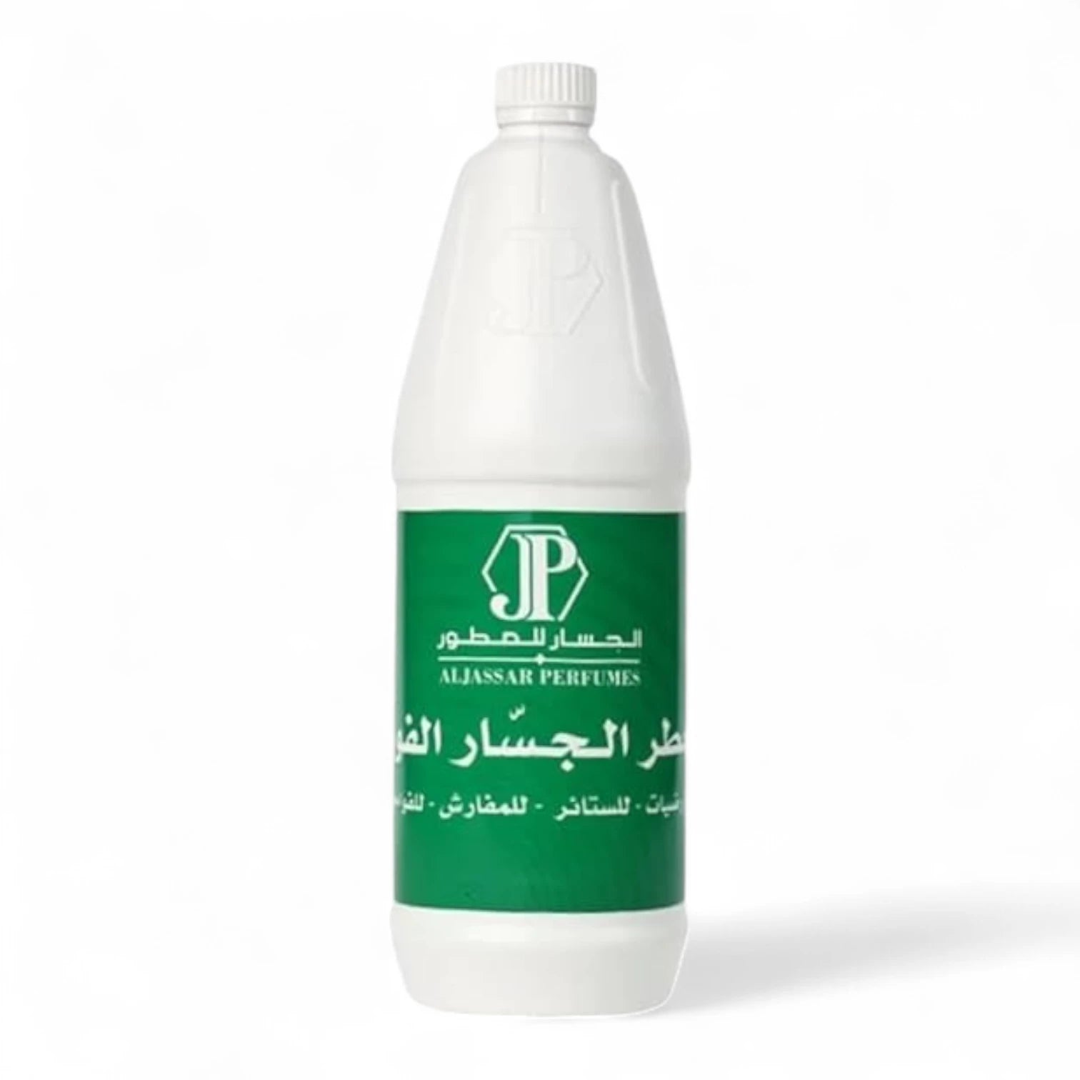 Al-Jassar Floor & Fabric cleaner and Freshener – 1 Liter Green Edition | Musk & Vanilla, Multi-Purpose for Floors, Curtains & Diffusers, Long-Lasting Scent - Damoo