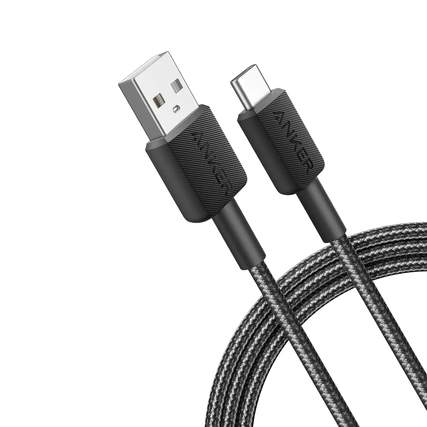 Anker USB-A to USB-C Cable 0.9M, Braided Fast Charging Cable for USB-C Devices – Black - Damoo