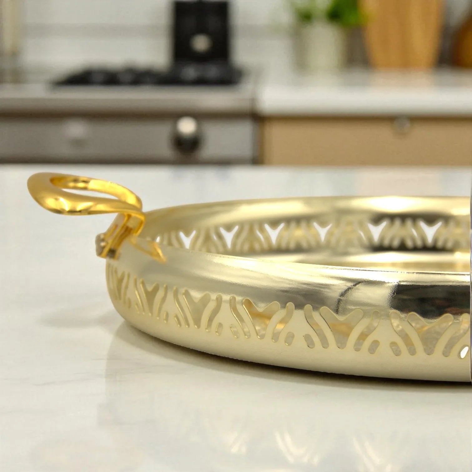 Ansa Luxury Collection High-Quality Serving Tray – Elegant Decorative Tray for Dining, Coffee Table & Home Décor - Damoo