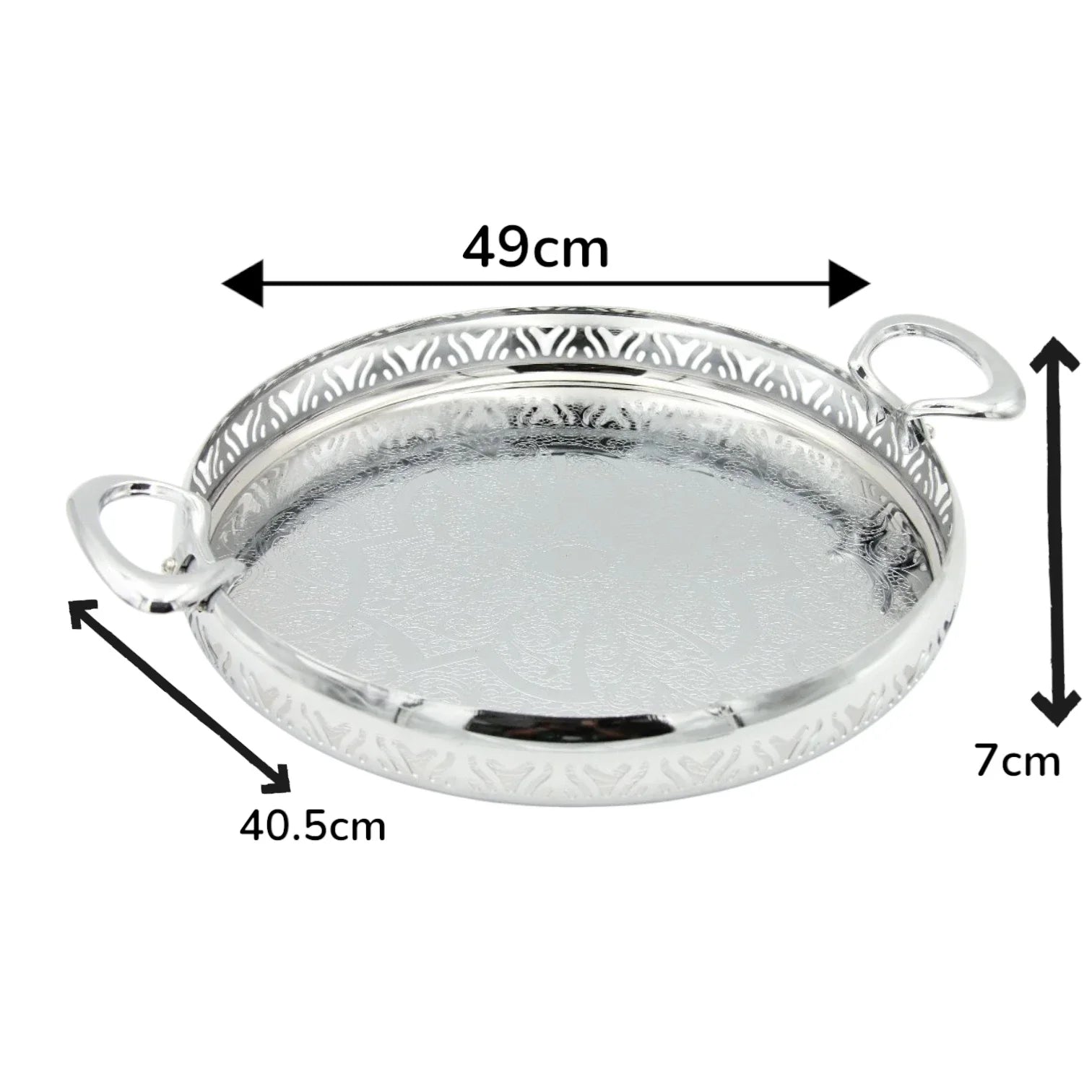 Ansa Luxury Collection Premium Serving Tray – Elegant Decorative Tray for Coffee Table, Dining, and Home Décor - Damoo