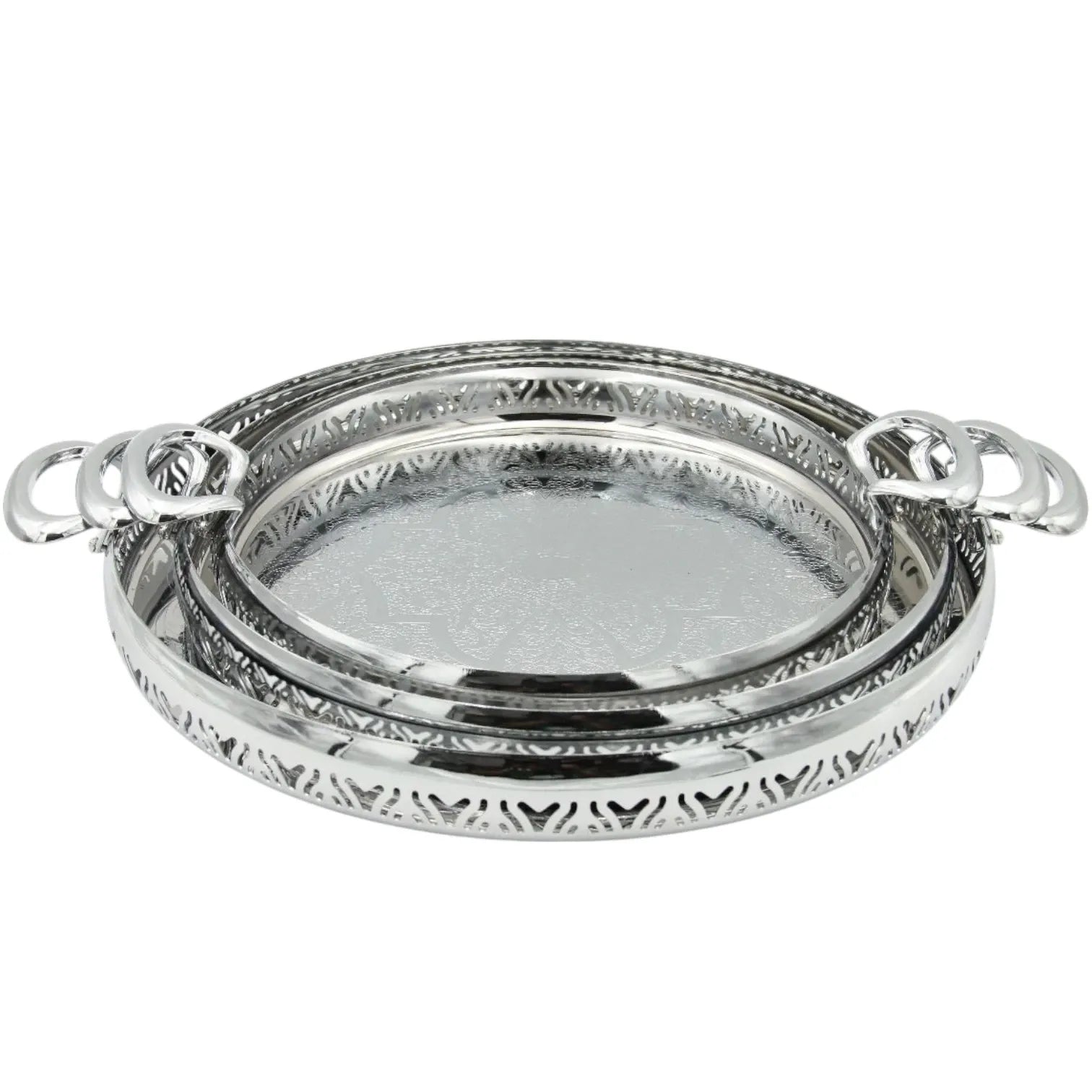 Ansa Luxury Collection Premium Serving Tray – Elegant Decorative Tray for Coffee Table, Dining, and Home Décor - Damoo